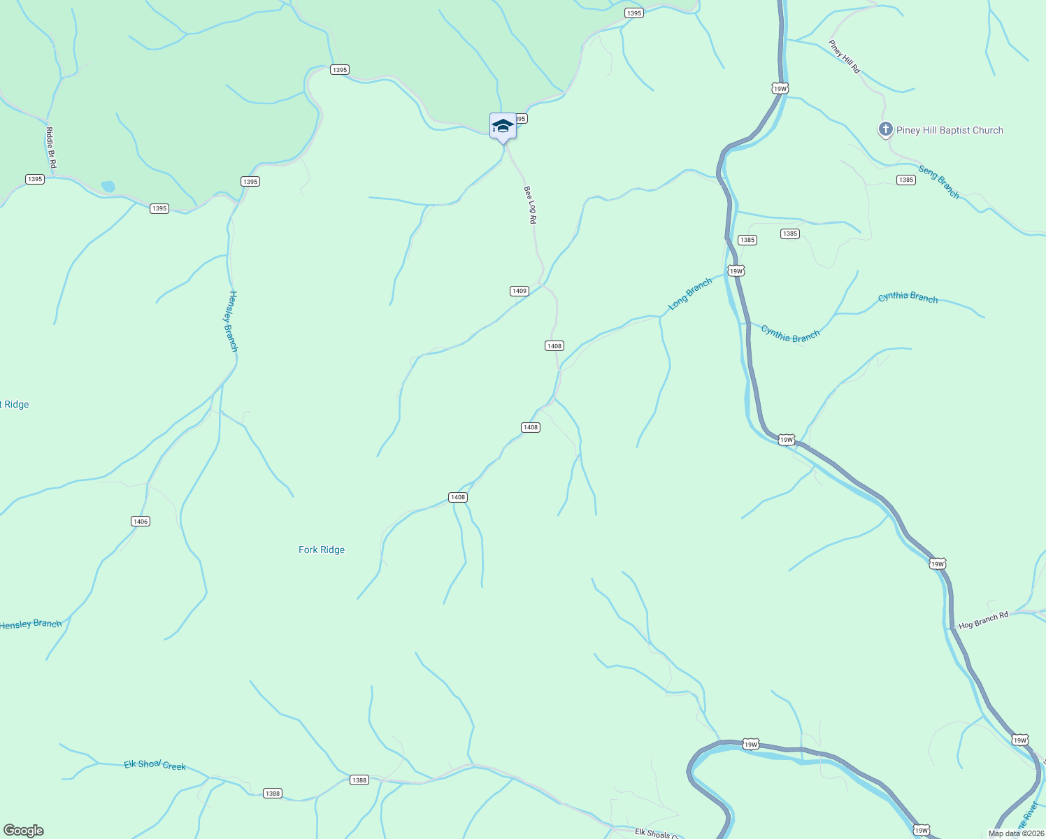 map of restaurants, bars, coffee shops, grocery stores, and more near State Road 1408 in Burnsville