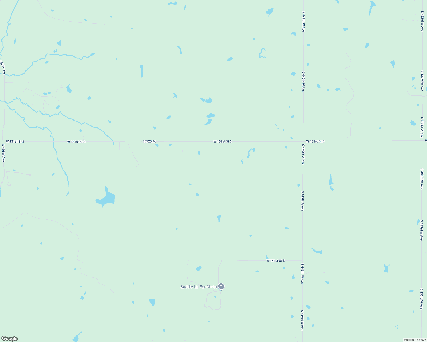 map of restaurants, bars, coffee shops, grocery stores, and more near 13135 South 465th West Avenue in Drumright