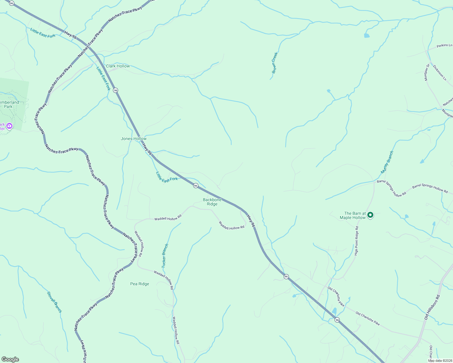 map of restaurants, bars, coffee shops, grocery stores, and more near 1136 Dora Whitley Road in Franklin