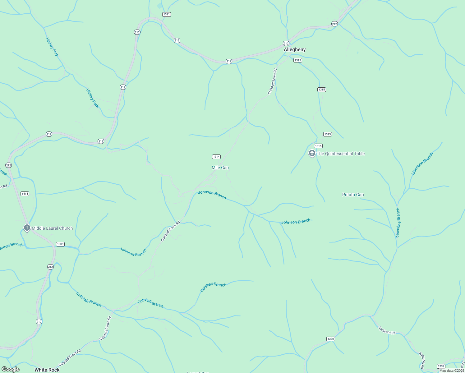 map of restaurants, bars, coffee shops, grocery stores, and more near 2250 Cutshall Town Road in Marshall