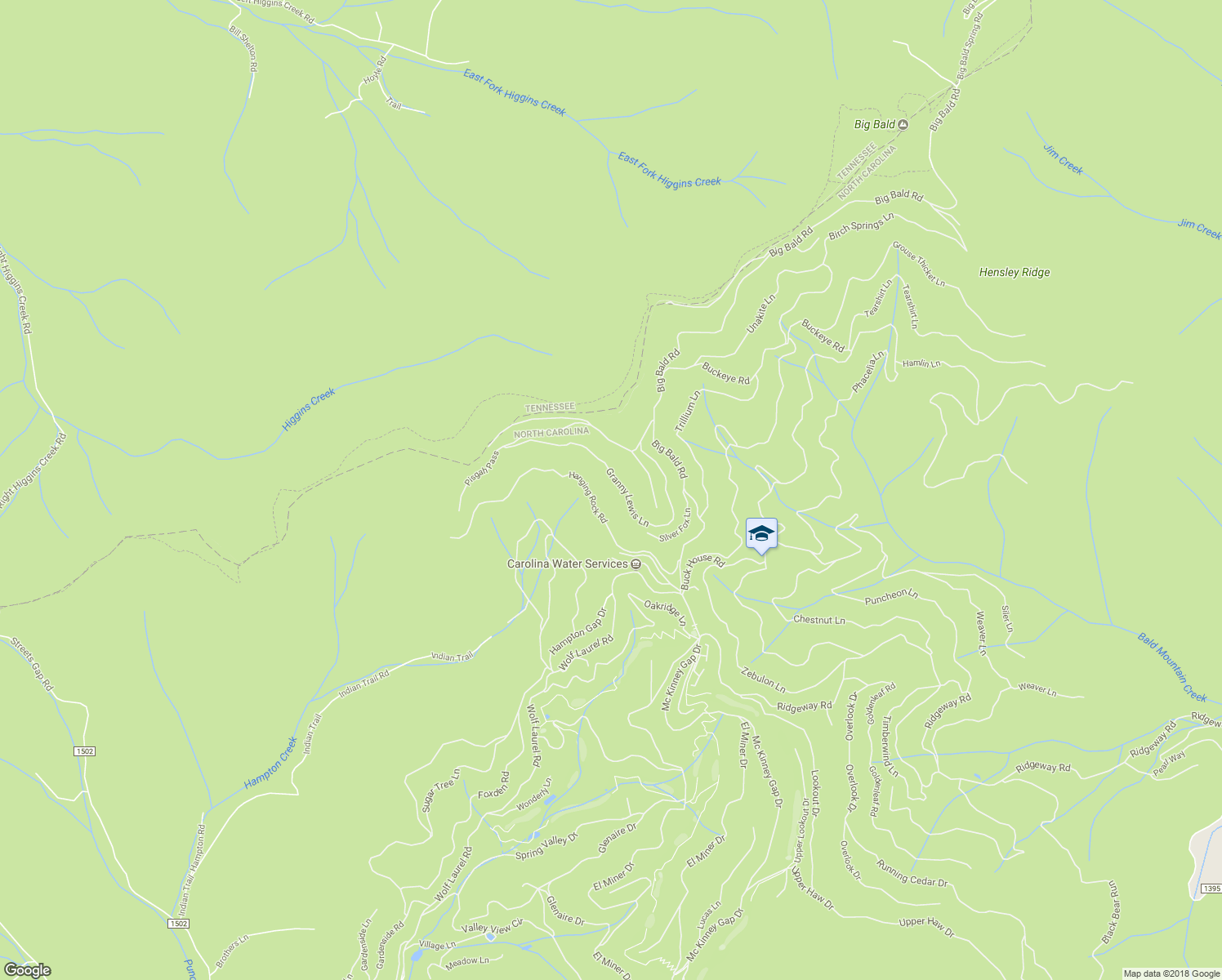 map of restaurants, bars, coffee shops, grocery stores, and more near 631 Granny Lewis Lane in Mars Hill