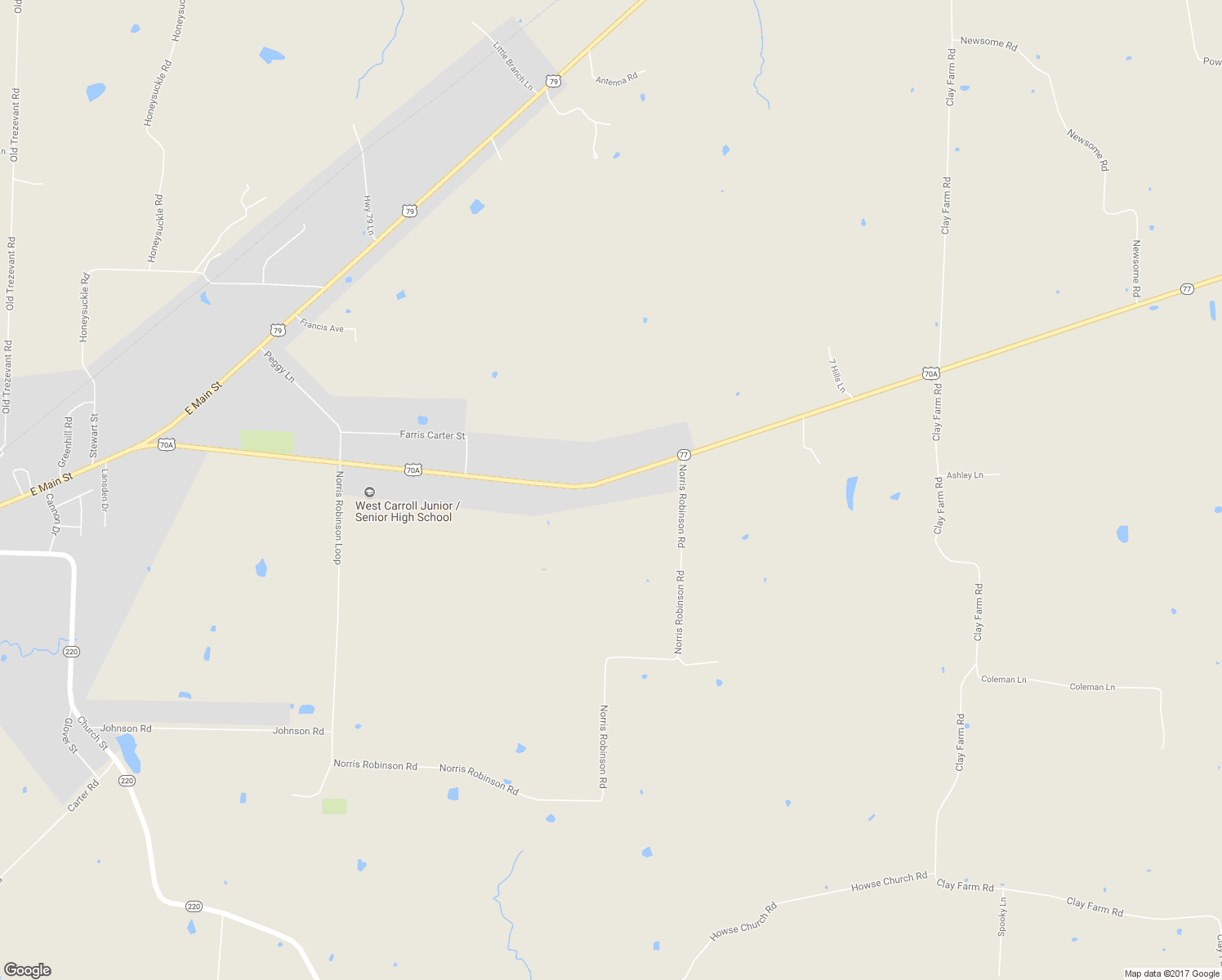 map of restaurants, bars, coffee shops, grocery stores, and more near 1430 Tennessee 77 in Atwood