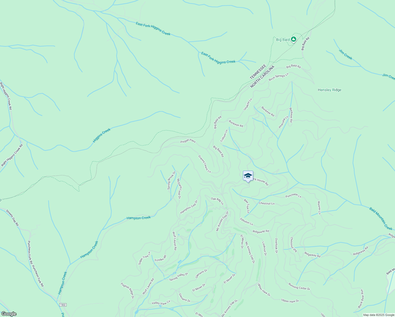 map of restaurants, bars, coffee shops, grocery stores, and more near 631 Granny Lewis Lane in Mars Hill