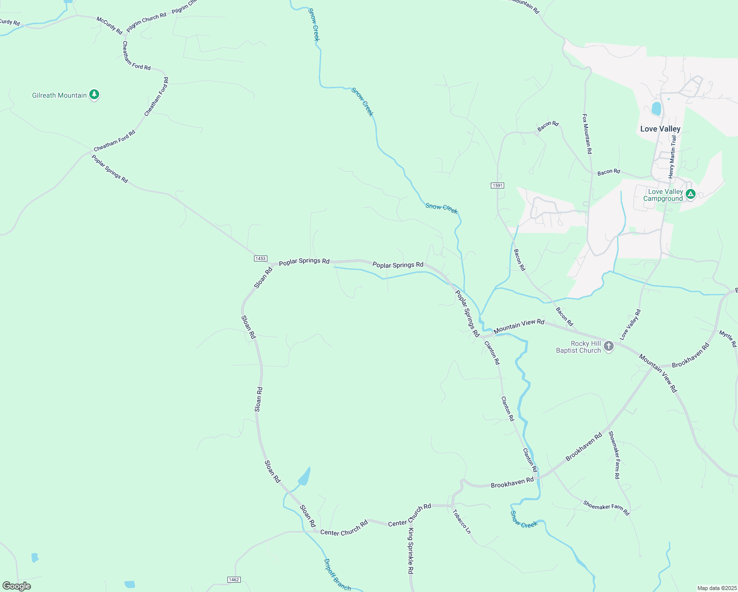 map of restaurants, bars, coffee shops, grocery stores, and more near 399 Terry Mountain Road in Statesville