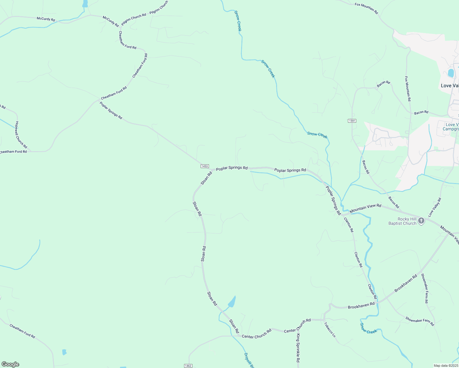 map of restaurants, bars, coffee shops, grocery stores, and more near 1174 Poplar Springs Road in Statesville
