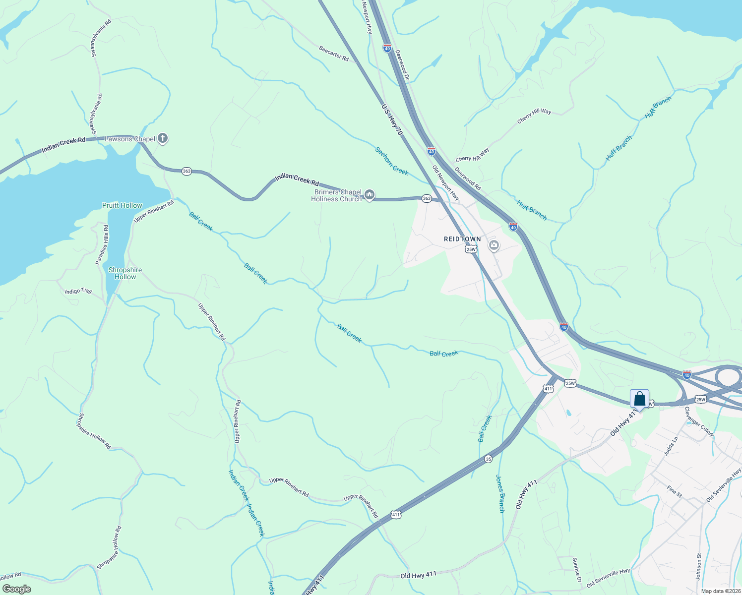 map of restaurants, bars, coffee shops, grocery stores, and more near 3427 Bill Douglas Road in Newport