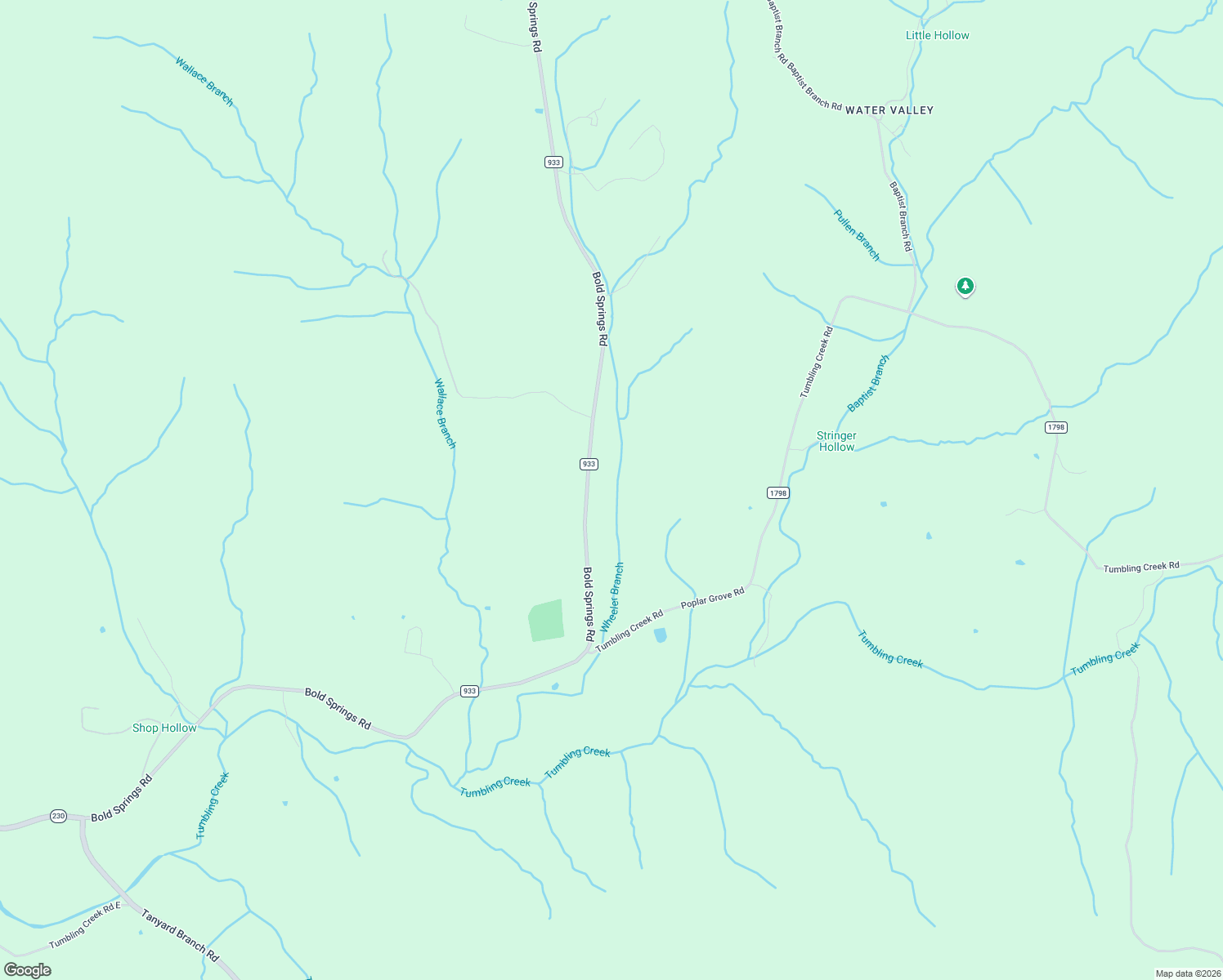 map of restaurants, bars, coffee shops, grocery stores, and more near 10126 Bold Springs Road in McEwen