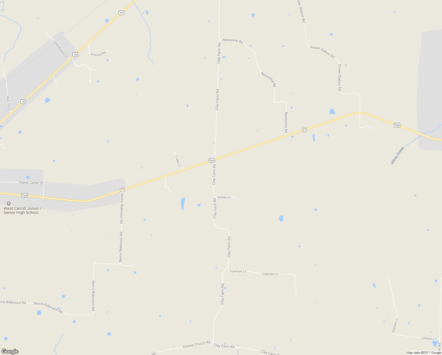 map of restaurants, bars, coffee shops, grocery stores, and more near 2515 Clay Farm Road in Atwood