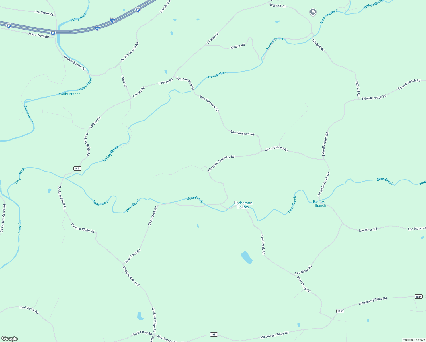 map of restaurants, bars, coffee shops, grocery stores, and more near 10338 Chappell Cemetery Road in Bon Aqua