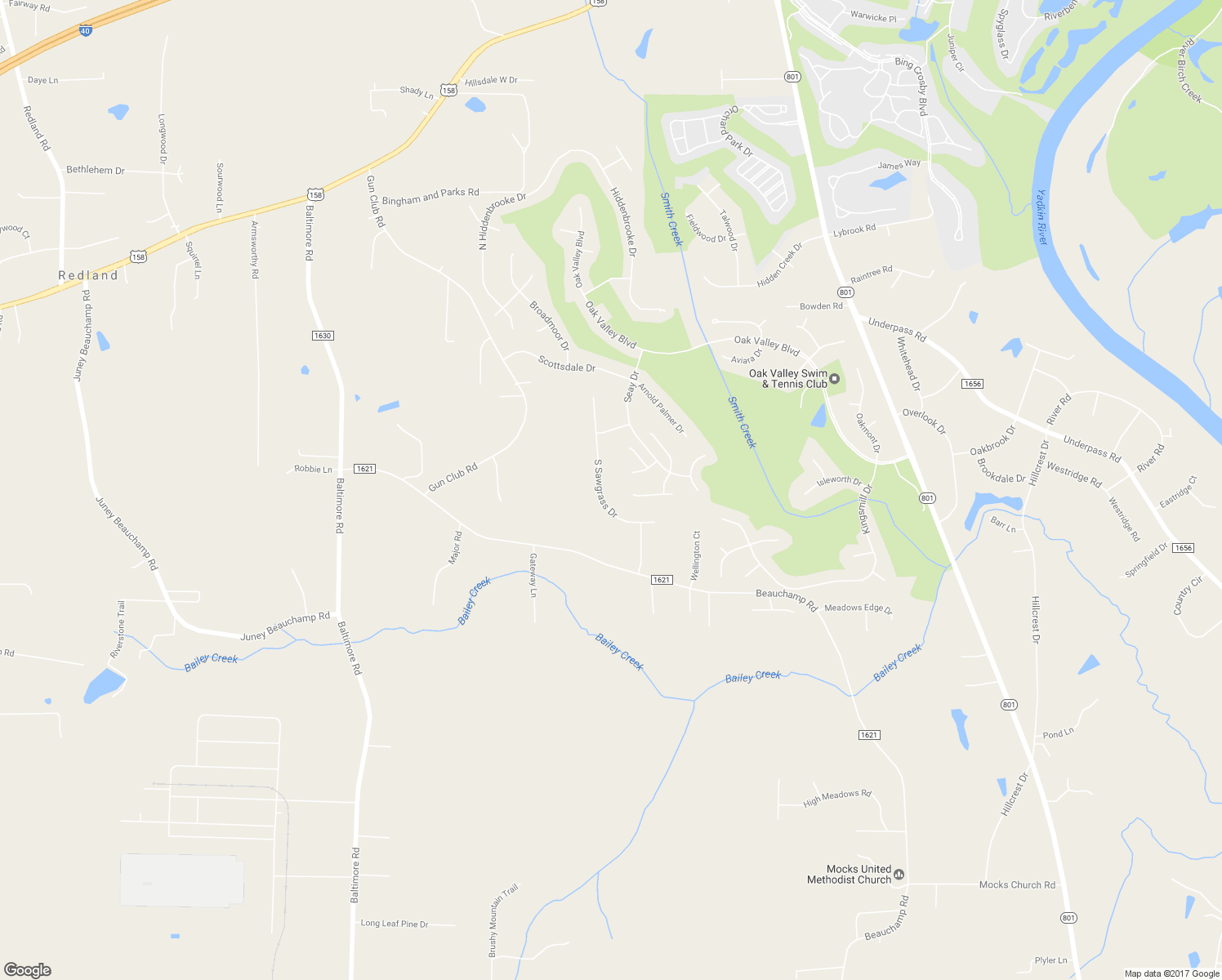 map of restaurants, bars, coffee shops, grocery stores, and more near 167 South Sawgrass Drive in Advance