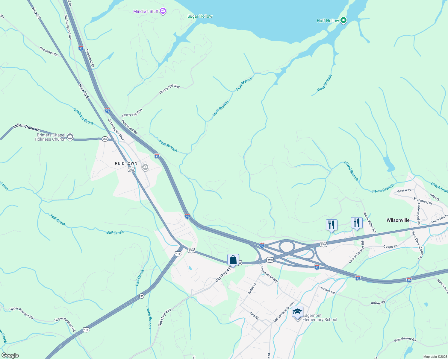 map of restaurants, bars, coffee shops, grocery stores, and more near 301 Holloway Way in Newport