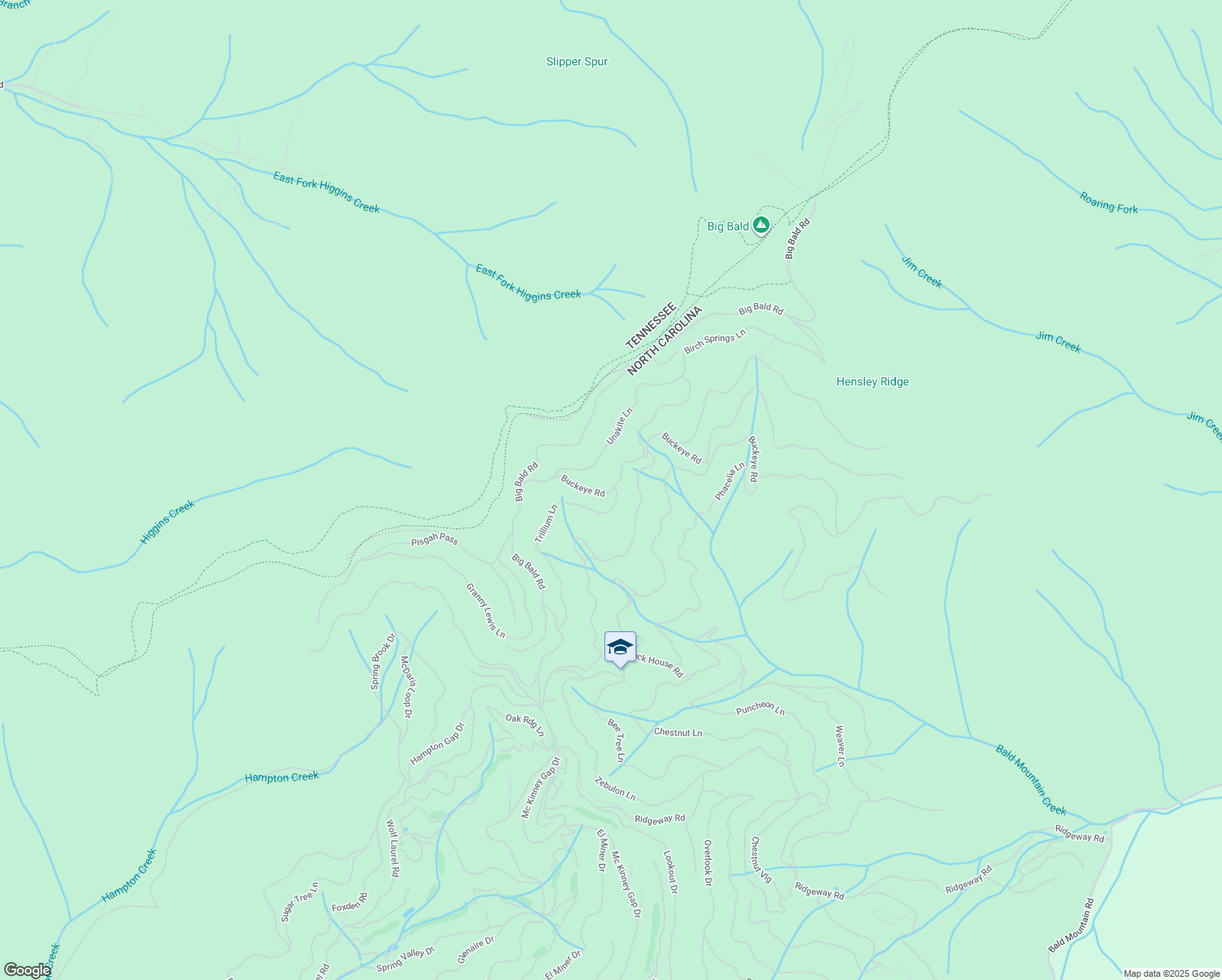map of restaurants, bars, coffee shops, grocery stores, and more near 344 Buckeye Road in Mars Hill
