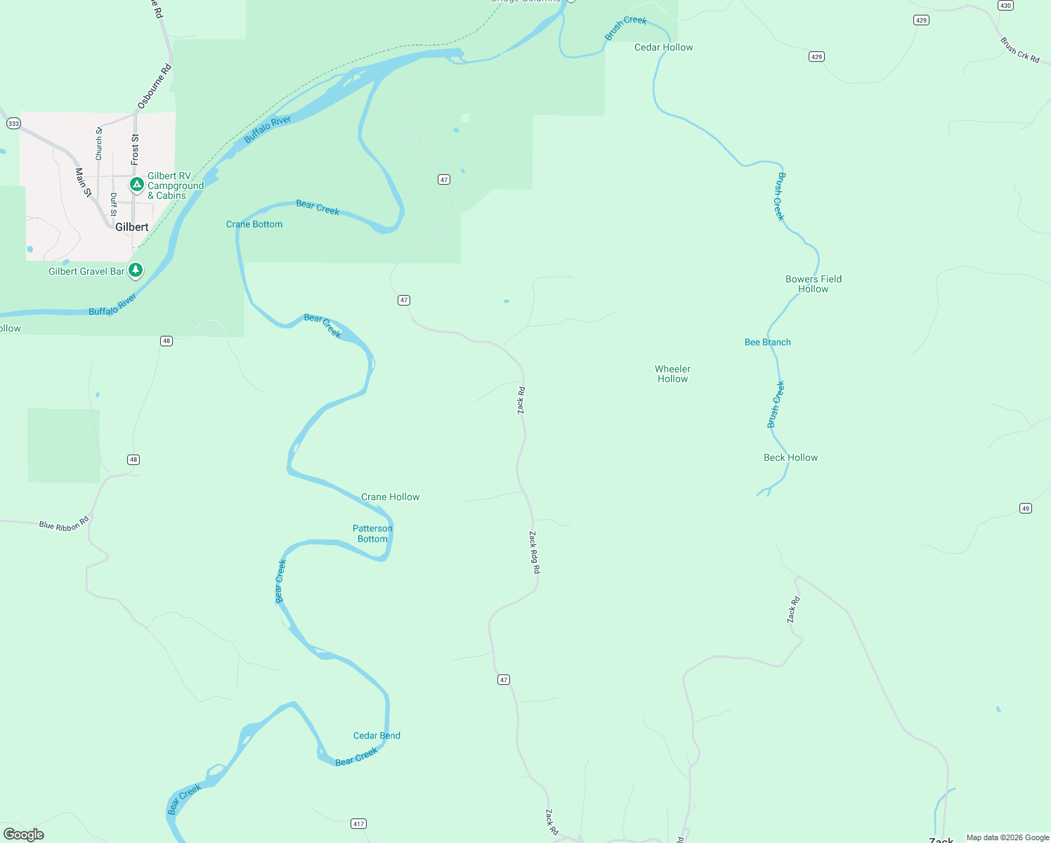 map of restaurants, bars, coffee shops, grocery stores, and more near 6389 Zack Ridge Road in Marshall