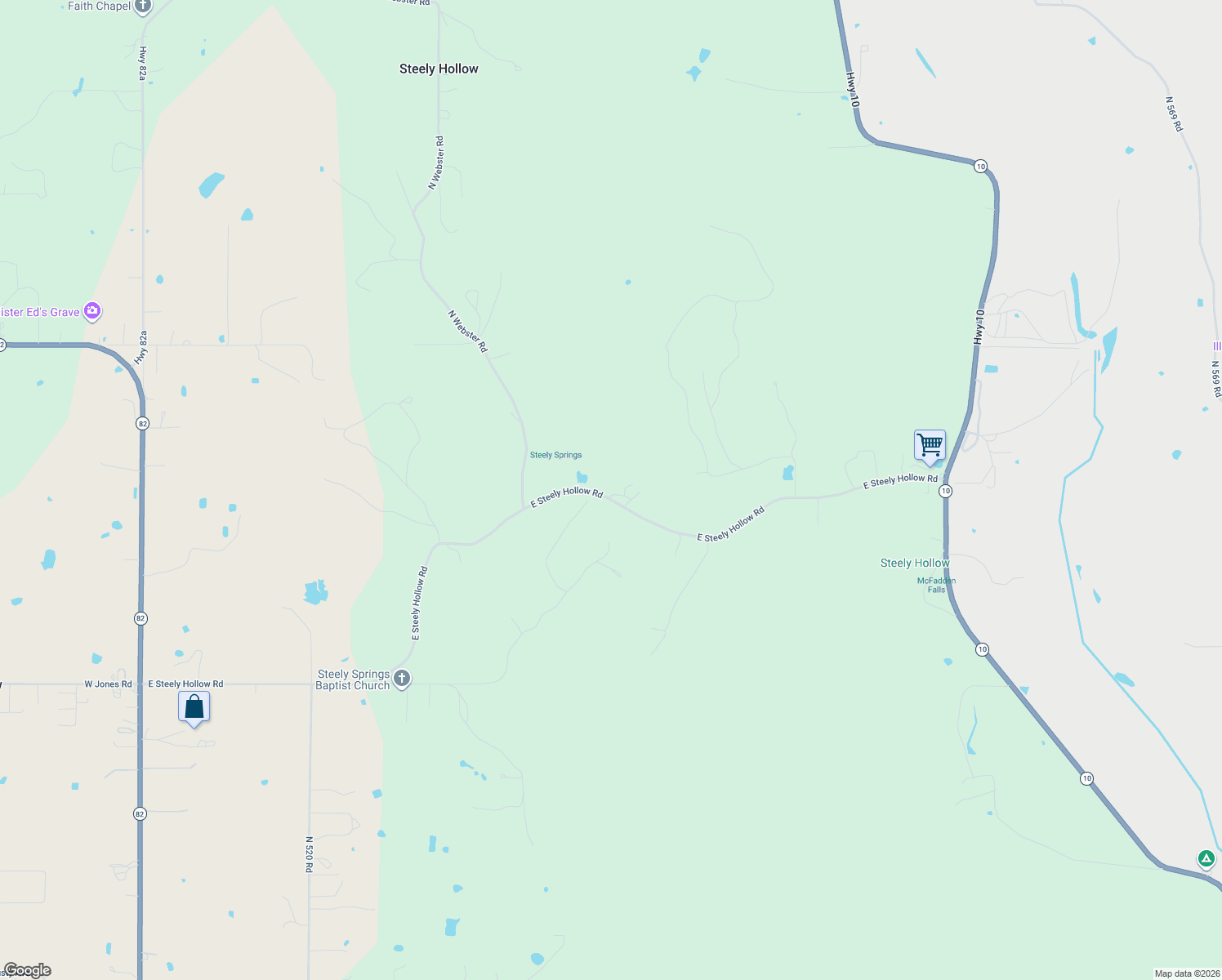 map of restaurants, bars, coffee shops, grocery stores, and more near 20062 East Steely Hollow Road in Tahlequah