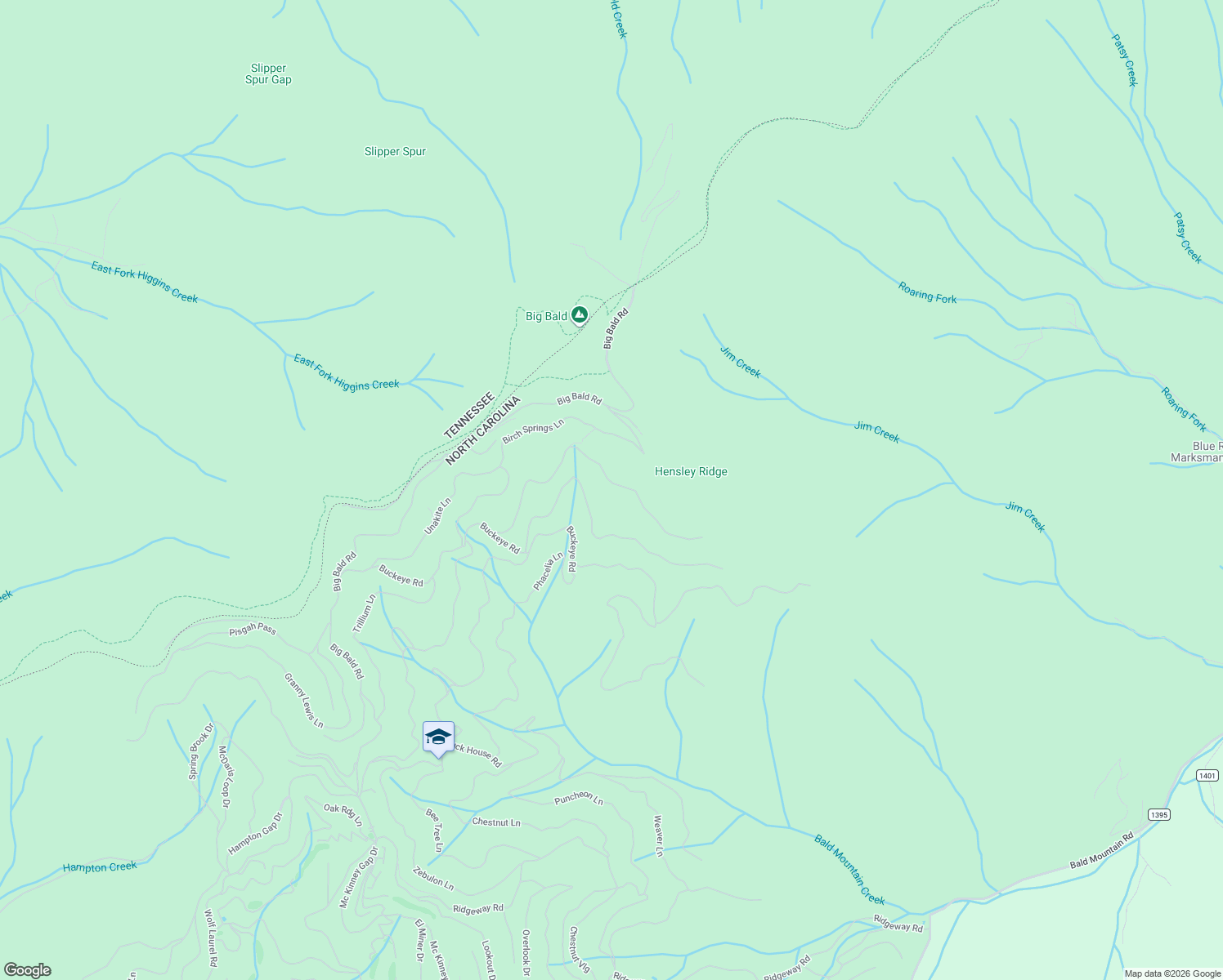 map of restaurants, bars, coffee shops, grocery stores, and more near 587 Grouse Thicket Road in Mars Hill