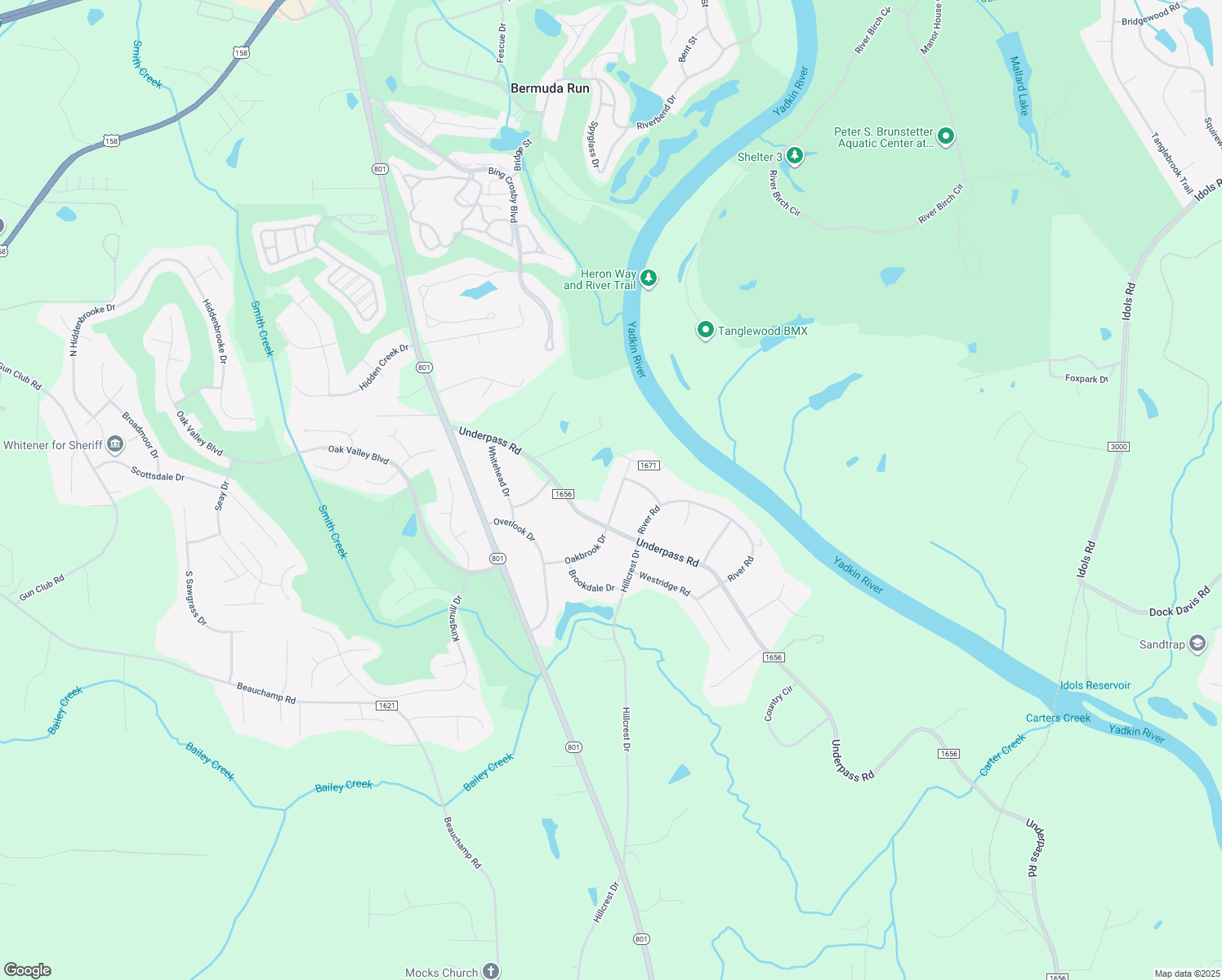 map of restaurants, bars, coffee shops, grocery stores, and more near 139 Ashburton Road in Advance