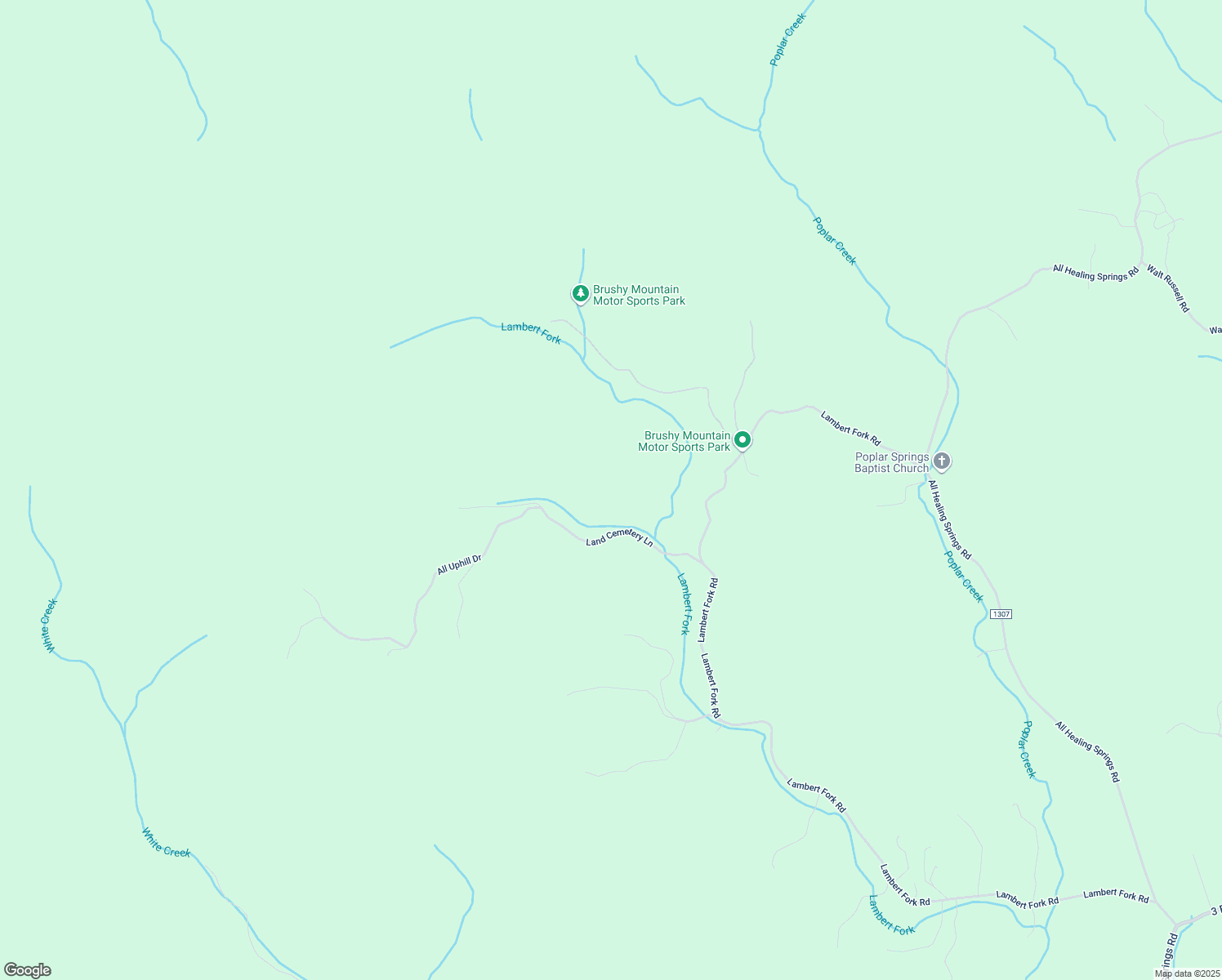 map of restaurants, bars, coffee shops, grocery stores, and more near 250 Land Cemetery Lane in Taylorsville