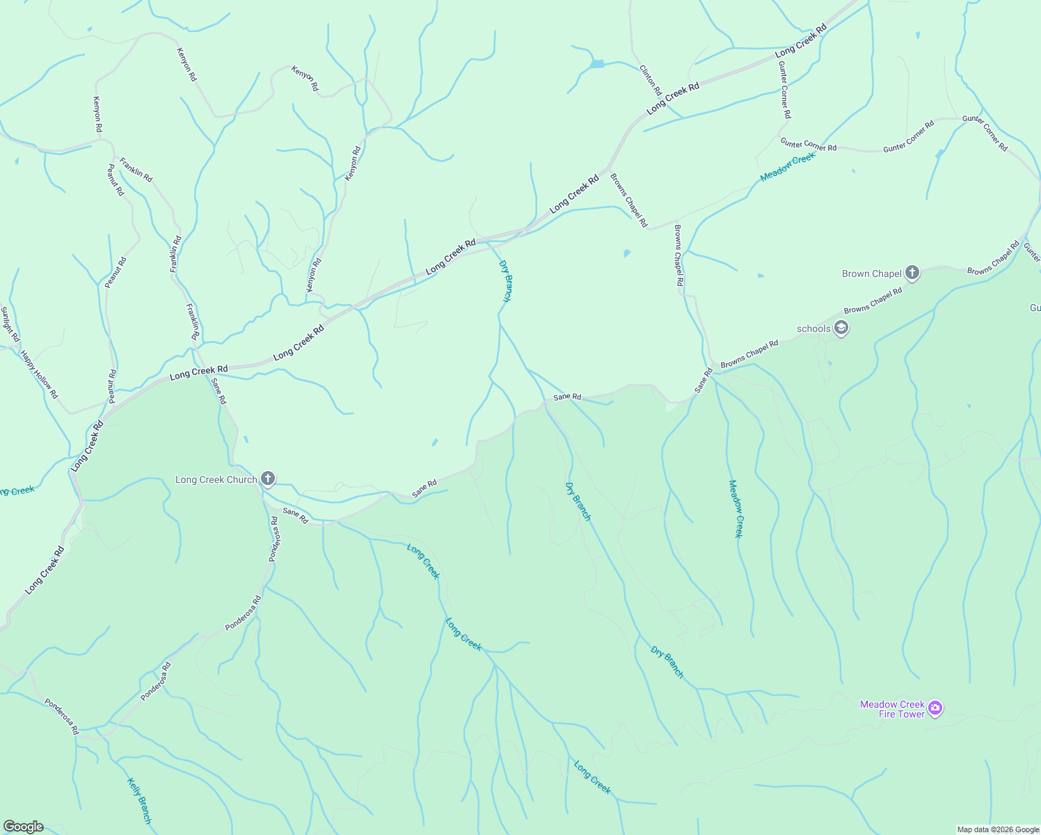 map of restaurants, bars, coffee shops, grocery stores, and more near 3695 Sane Road in Parrottsville