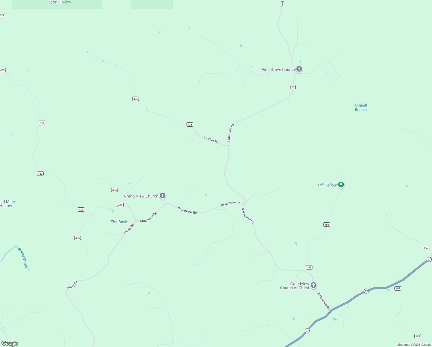 map of restaurants, bars, coffee shops, grocery stores, and more near 1636 South Maumee Road in Marshall