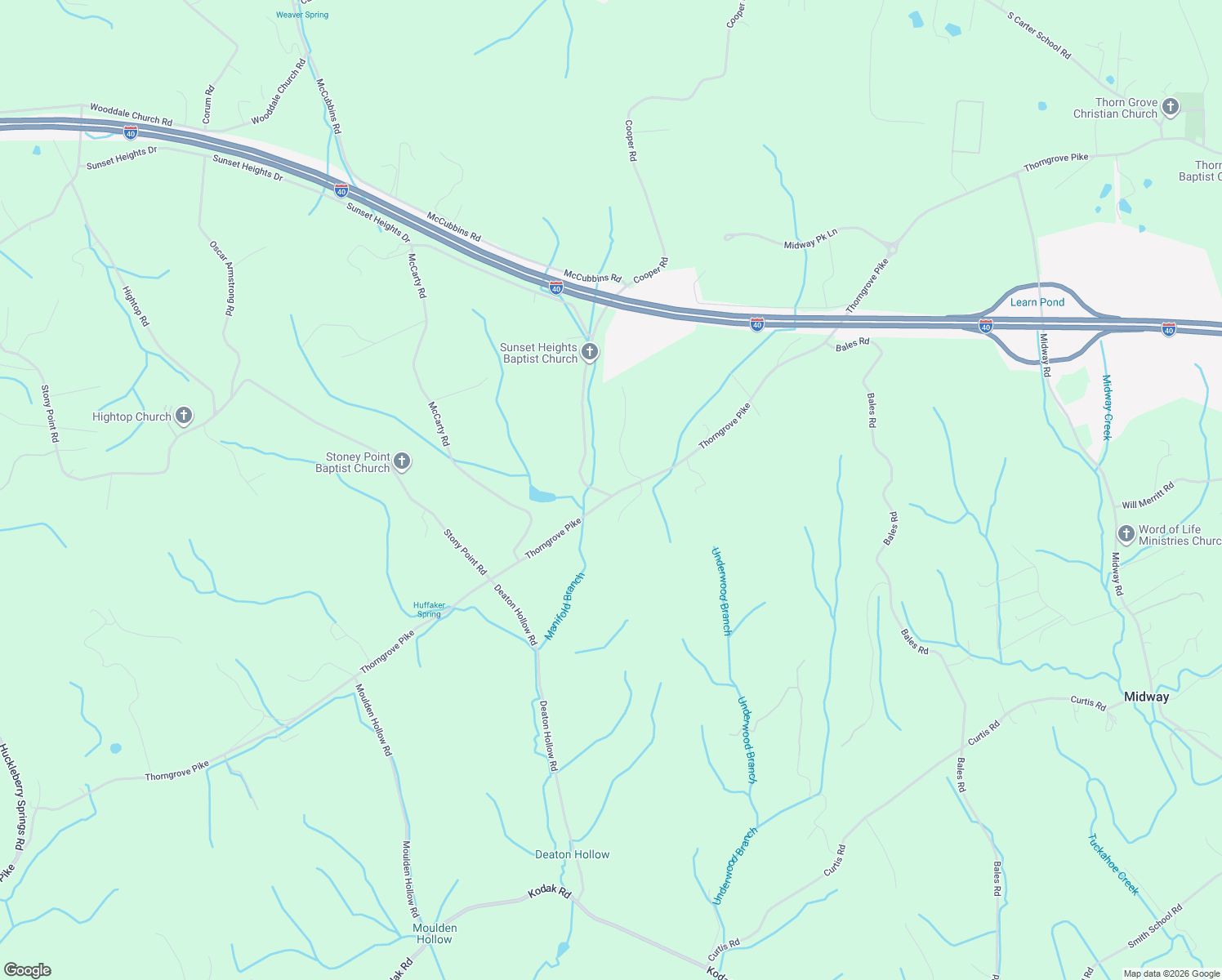 map of restaurants, bars, coffee shops, grocery stores, and more near 1728 Cooper Road in Knoxville