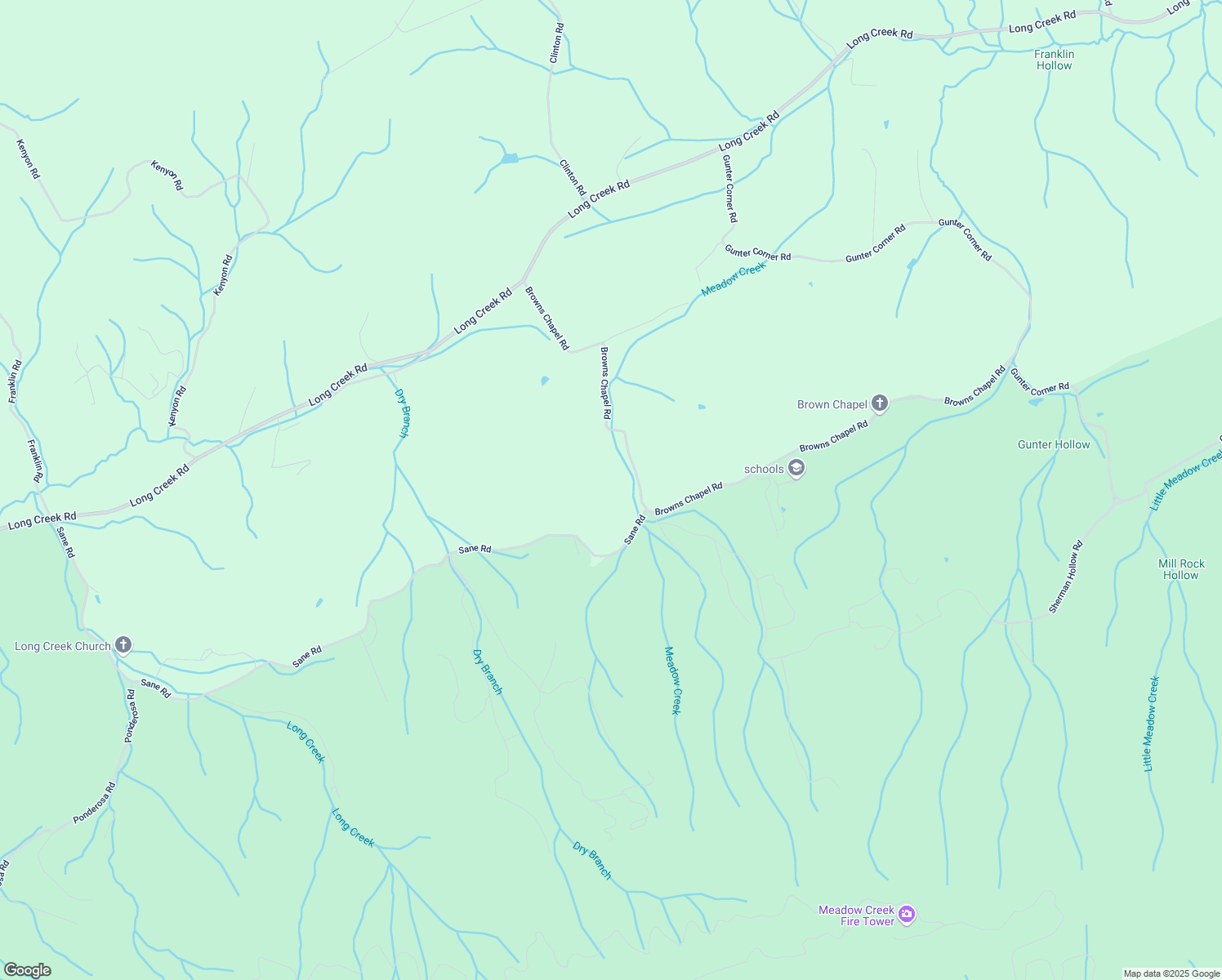 map of restaurants, bars, coffee shops, grocery stores, and more near 867 Browns Chapel Rd in Parrottsville