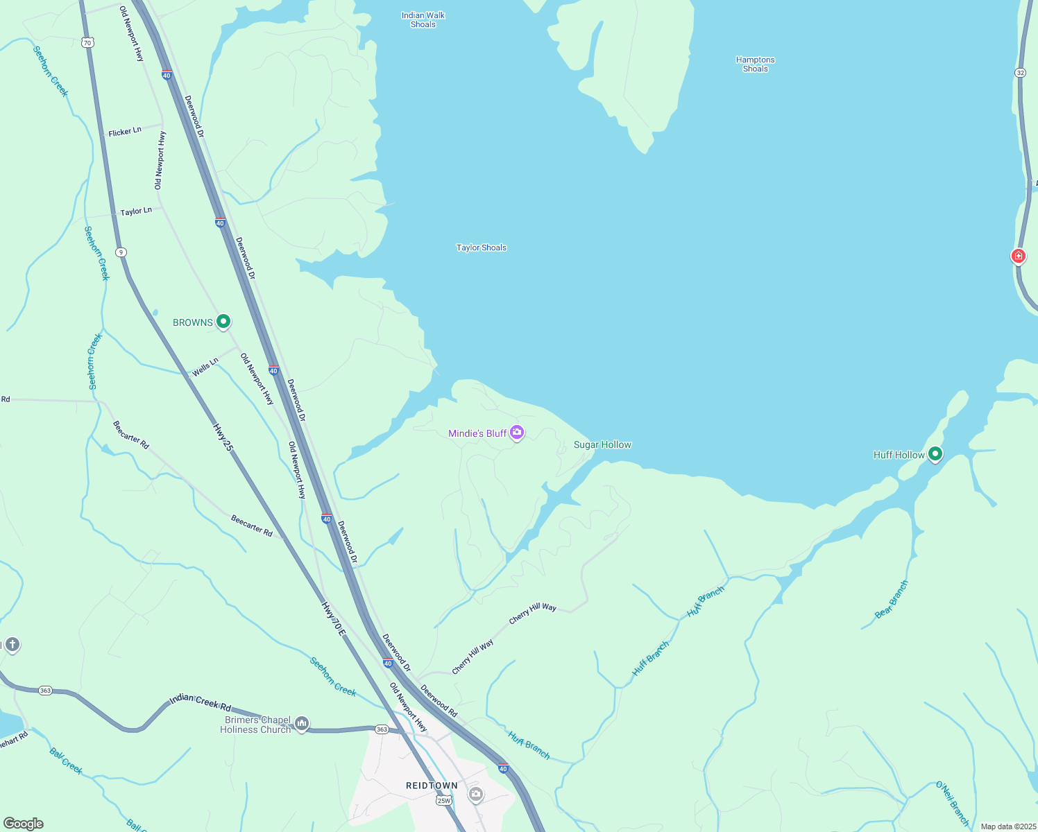 map of restaurants, bars, coffee shops, grocery stores, and more near 215 Sugar Cove Way in Newport