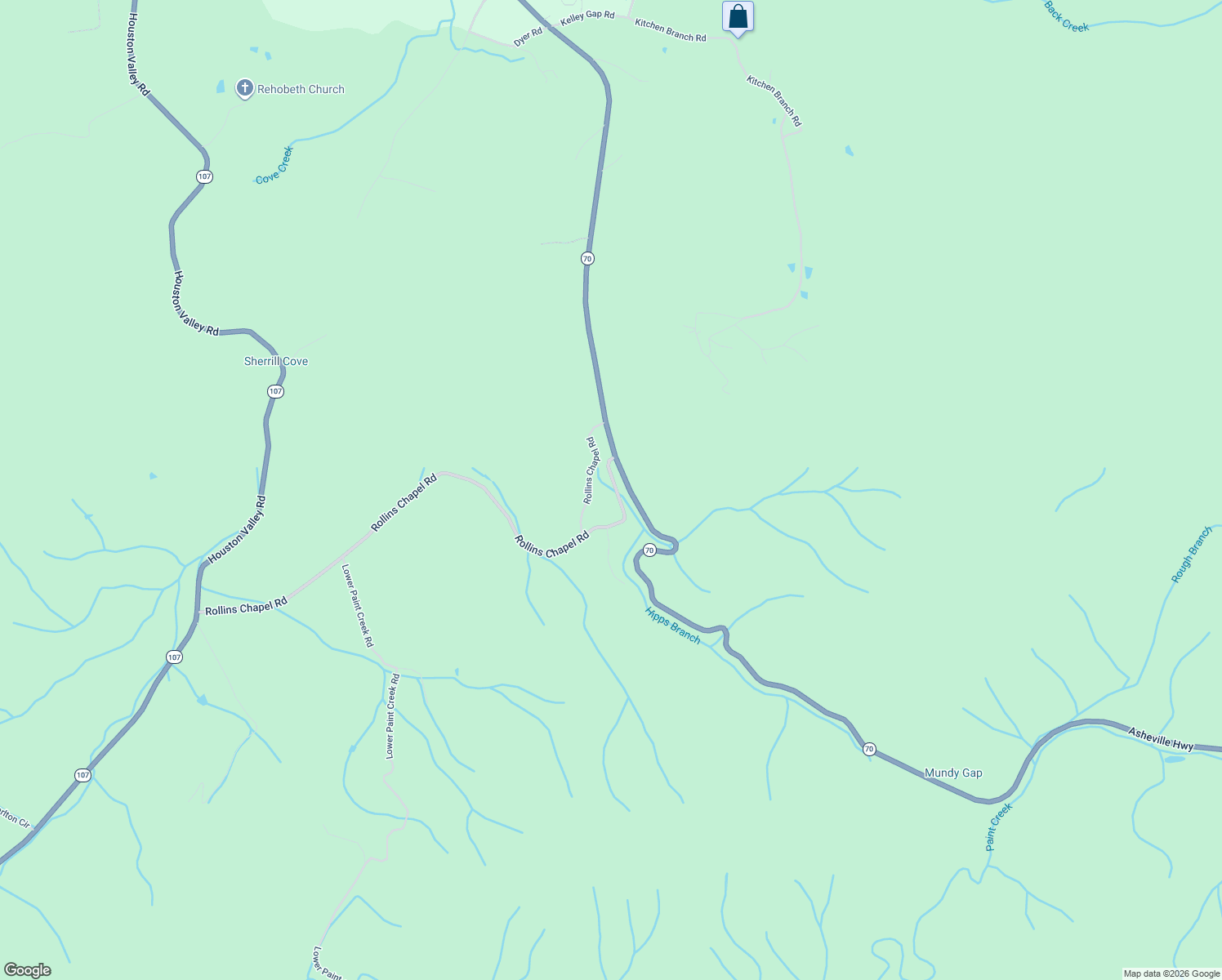 map of restaurants, bars, coffee shops, grocery stores, and more near 315 Cecil Davis Road in Greeneville