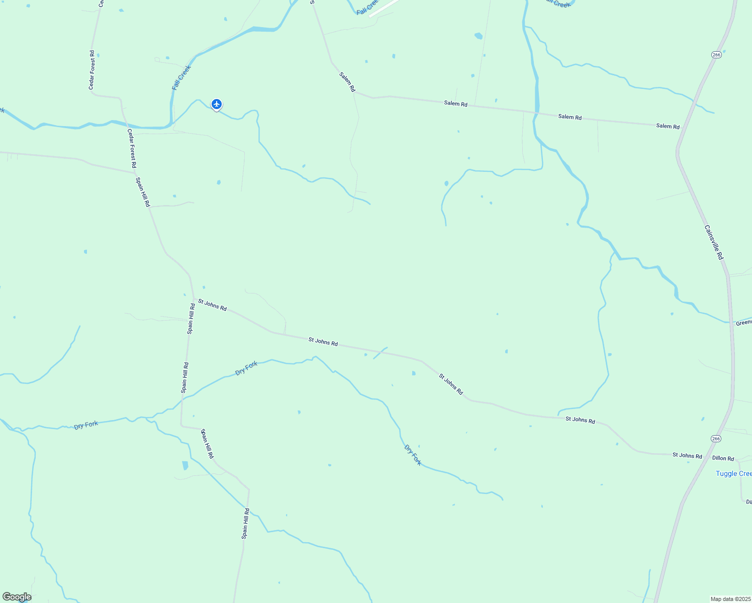 map of restaurants, bars, coffee shops, grocery stores, and more near 1785 Saint Johns Road in Lascassas