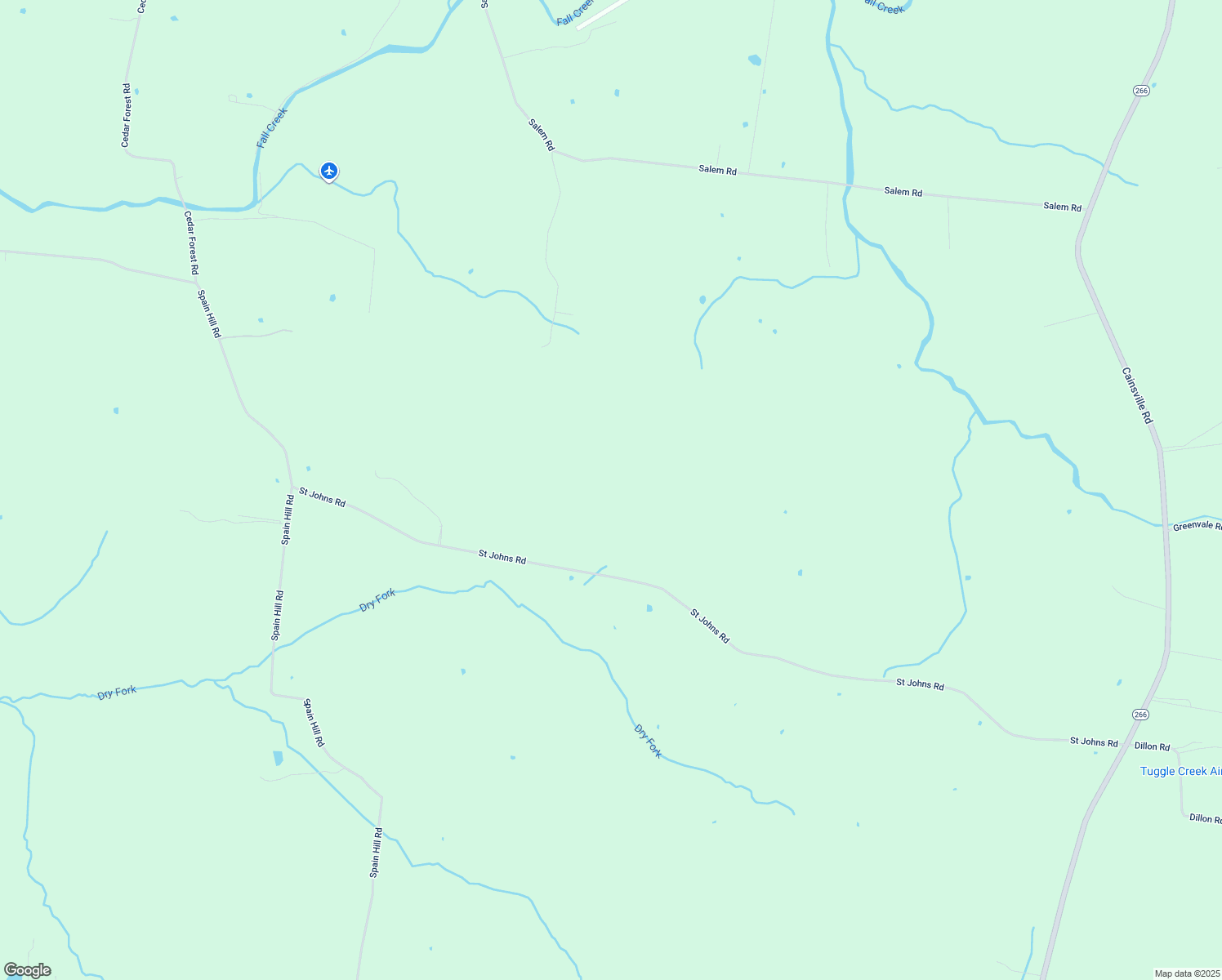 map of restaurants, bars, coffee shops, grocery stores, and more near 1785 Saint Johns Road in Lascassas