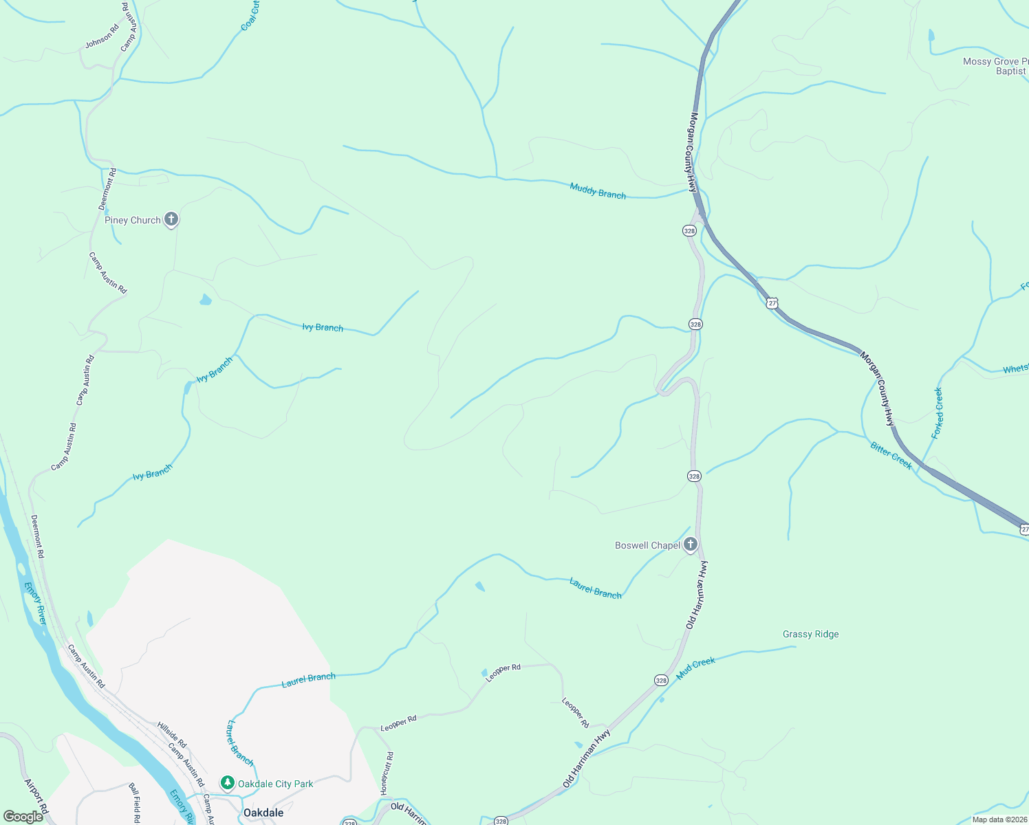 map of restaurants, bars, coffee shops, grocery stores, and more near Chadwick Drive in Harriman