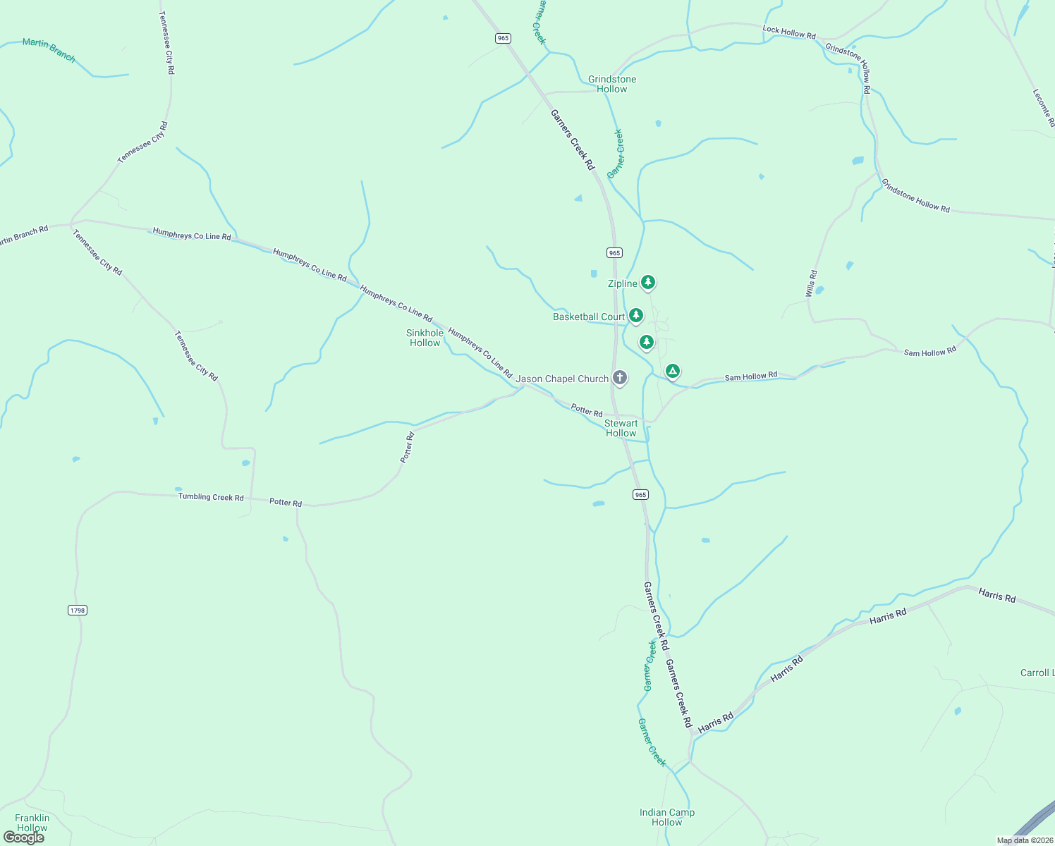 map of restaurants, bars, coffee shops, grocery stores, and more near 809-1001 Potter Road in Dickson