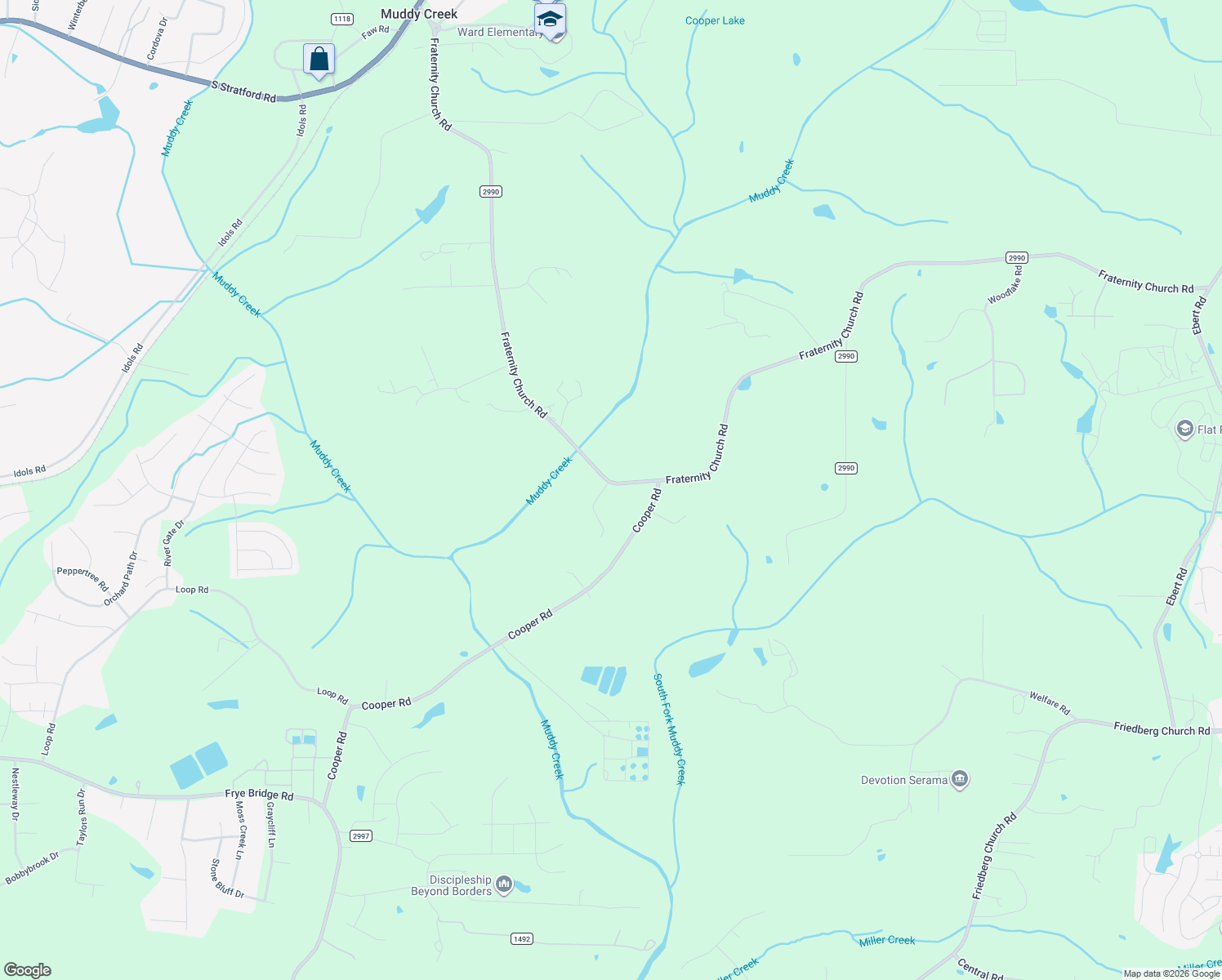 map of restaurants, bars, coffee shops, grocery stores, and more near 3329 Fraternity Church Road in Winston-Salem