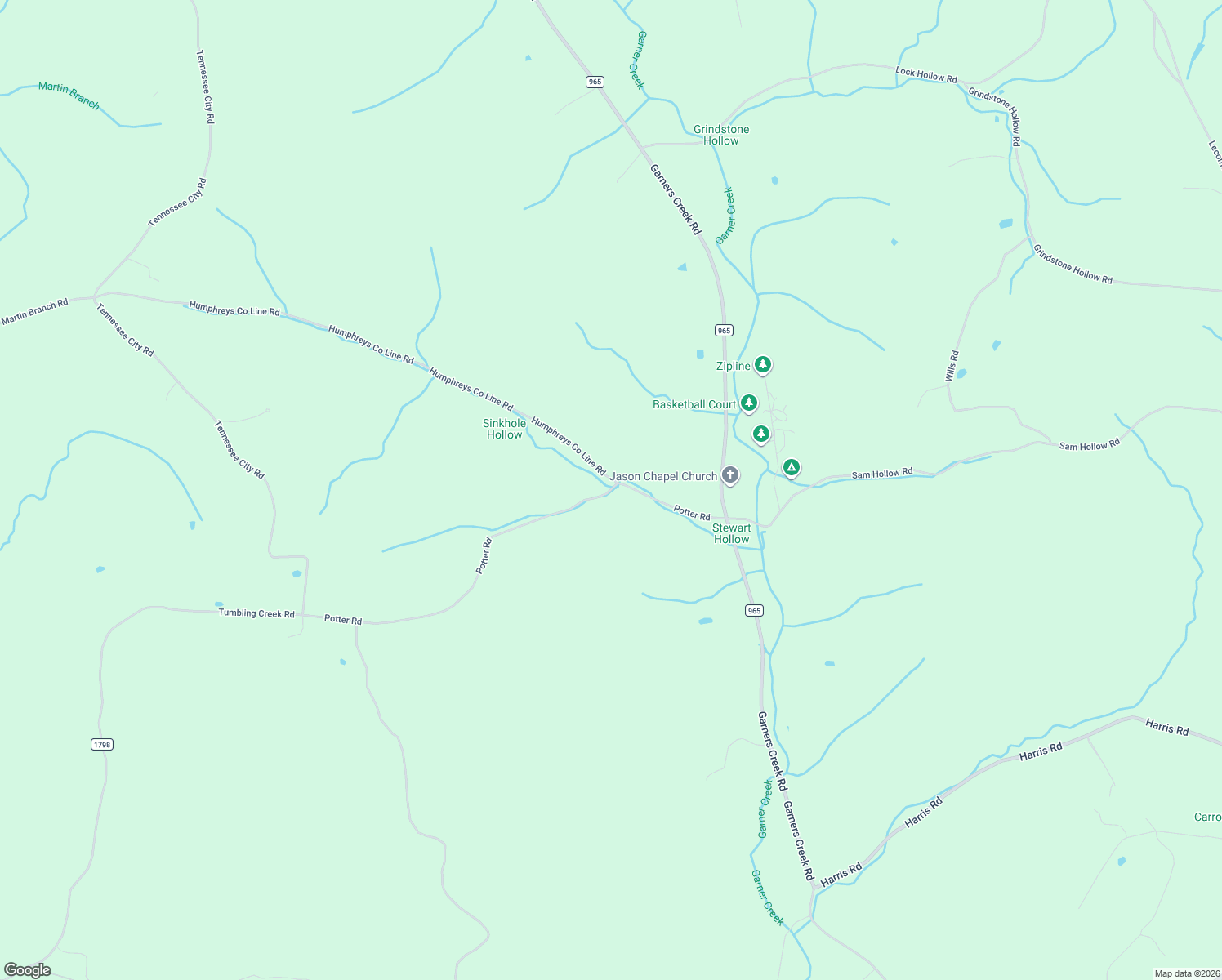 map of restaurants, bars, coffee shops, grocery stores, and more near 809 Potter Road in Dickson