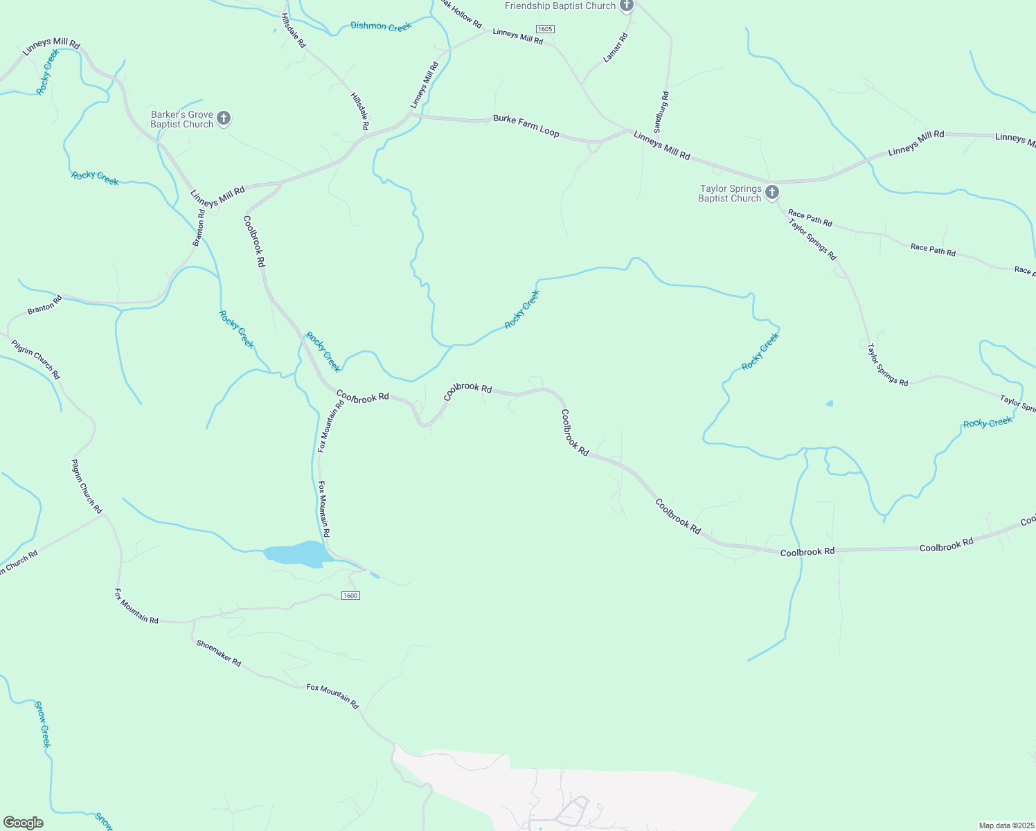 map of restaurants, bars, coffee shops, grocery stores, and more near 687 Coolbrook Road in Union Grove