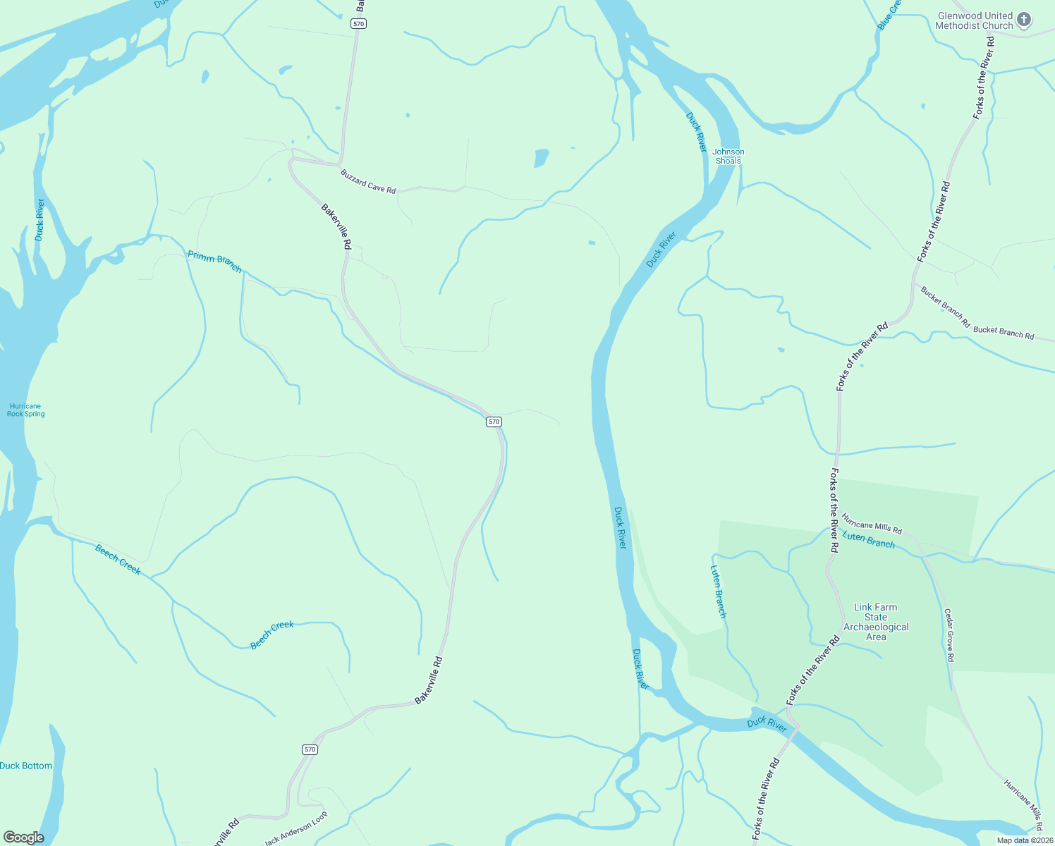 map of restaurants, bars, coffee shops, grocery stores, and more near 7050 Bakerville Road in Waverly