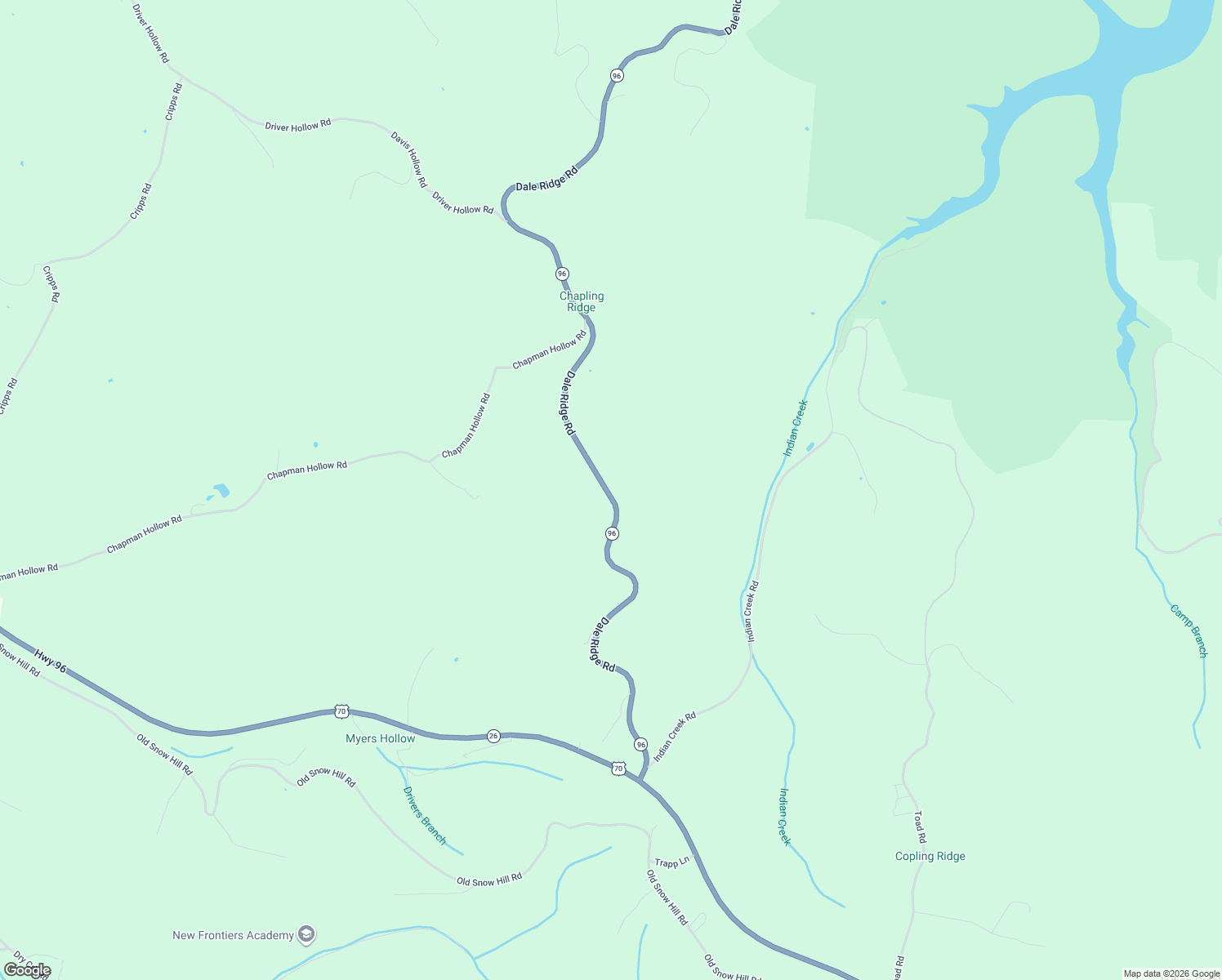 map of restaurants, bars, coffee shops, grocery stores, and more near 1076 Dale Ridge Road in Dowelltown