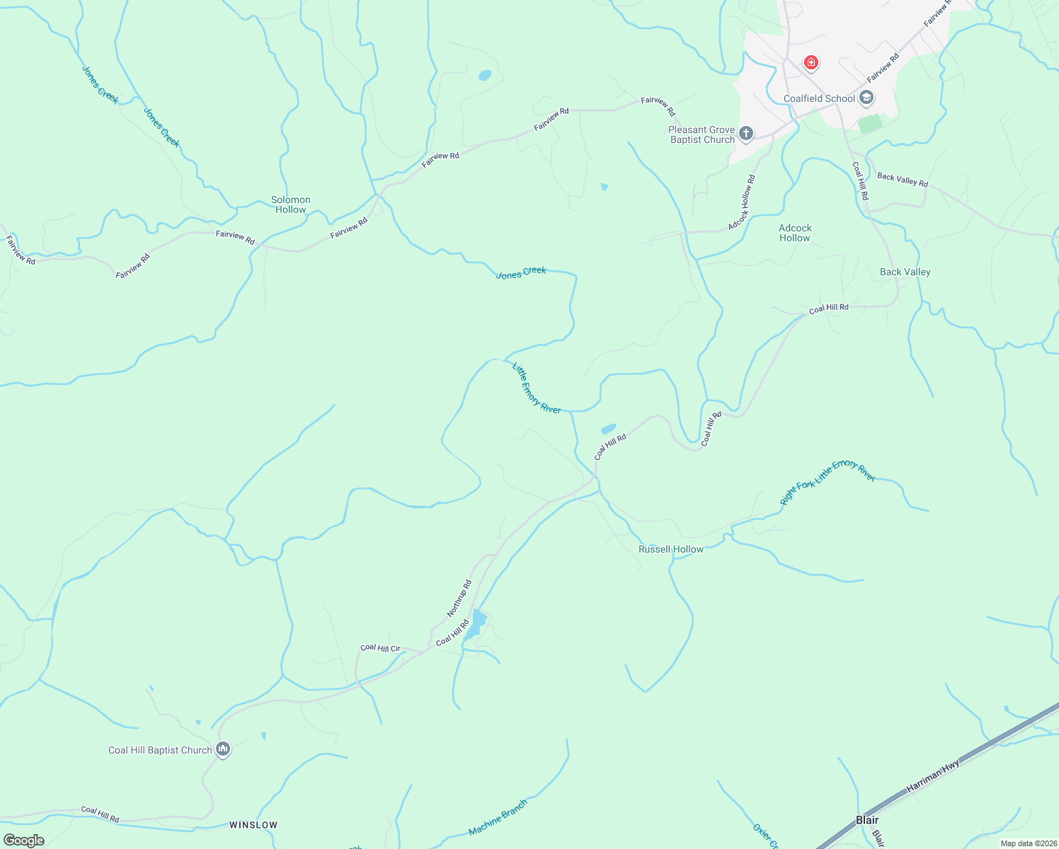 map of restaurants, bars, coffee shops, grocery stores, and more near 146 Authorn Sheldon Road in Harriman