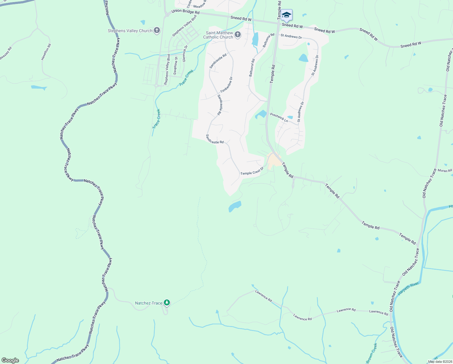 map of restaurants, bars, coffee shops, grocery stores, and more near 517 Sandcastle Road in Franklin
