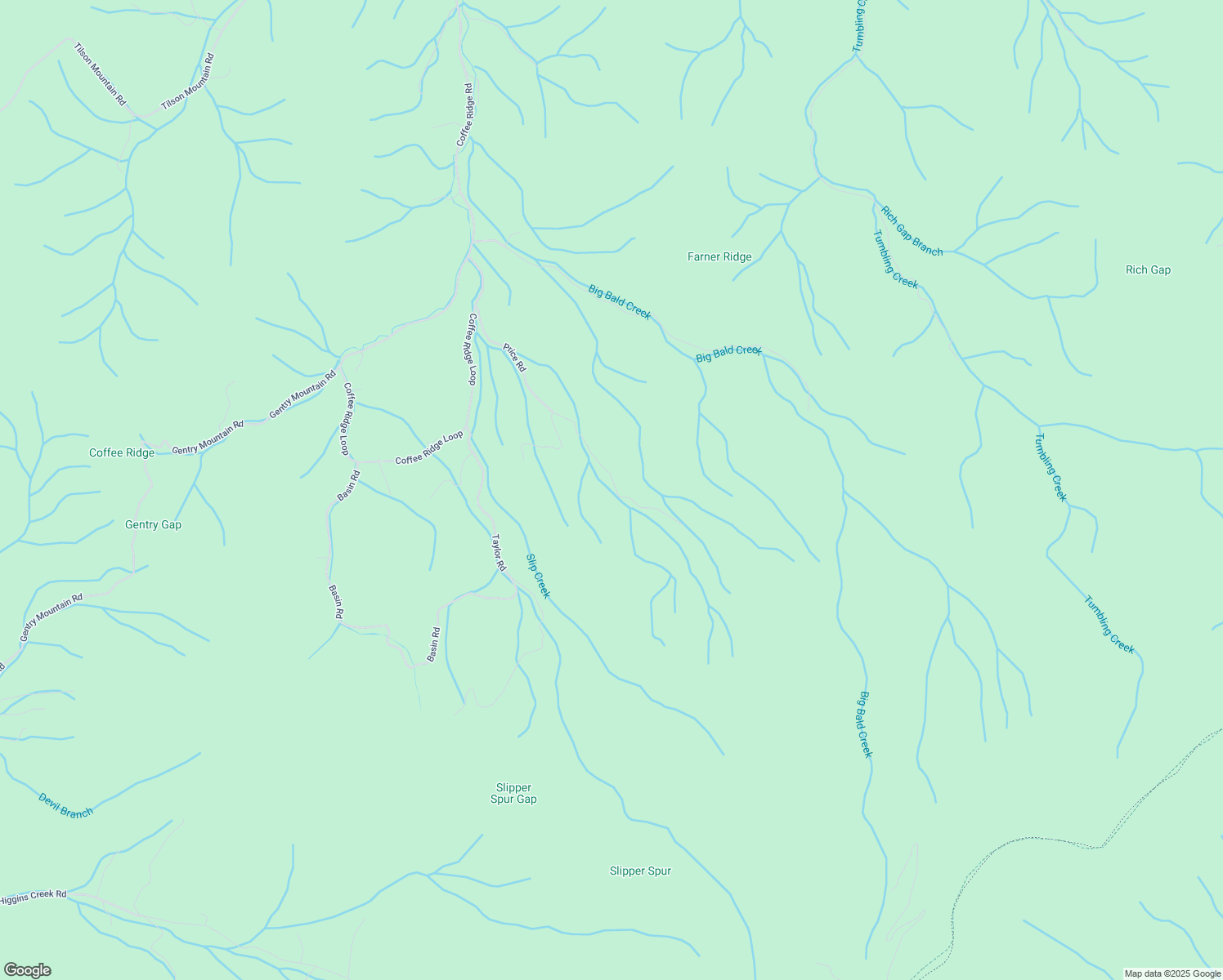 map of restaurants, bars, coffee shops, grocery stores, and more near 278 Price Rd in Erwin