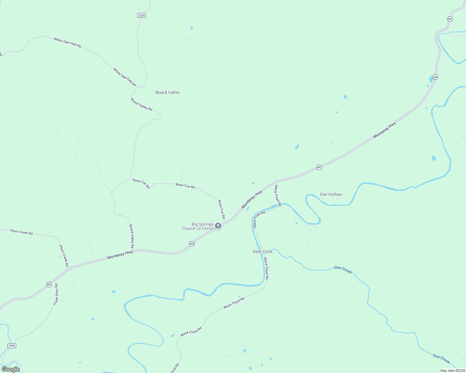map of restaurants, bars, coffee shops, grocery stores, and more near 9249 Monterey Highway in Sparta
