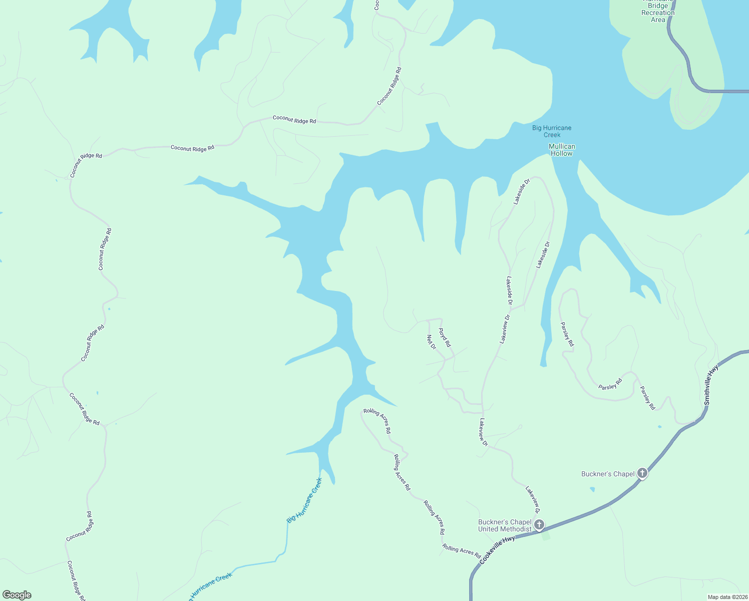 map of restaurants, bars, coffee shops, grocery stores, and more near 451 Oak Drive in Smithville