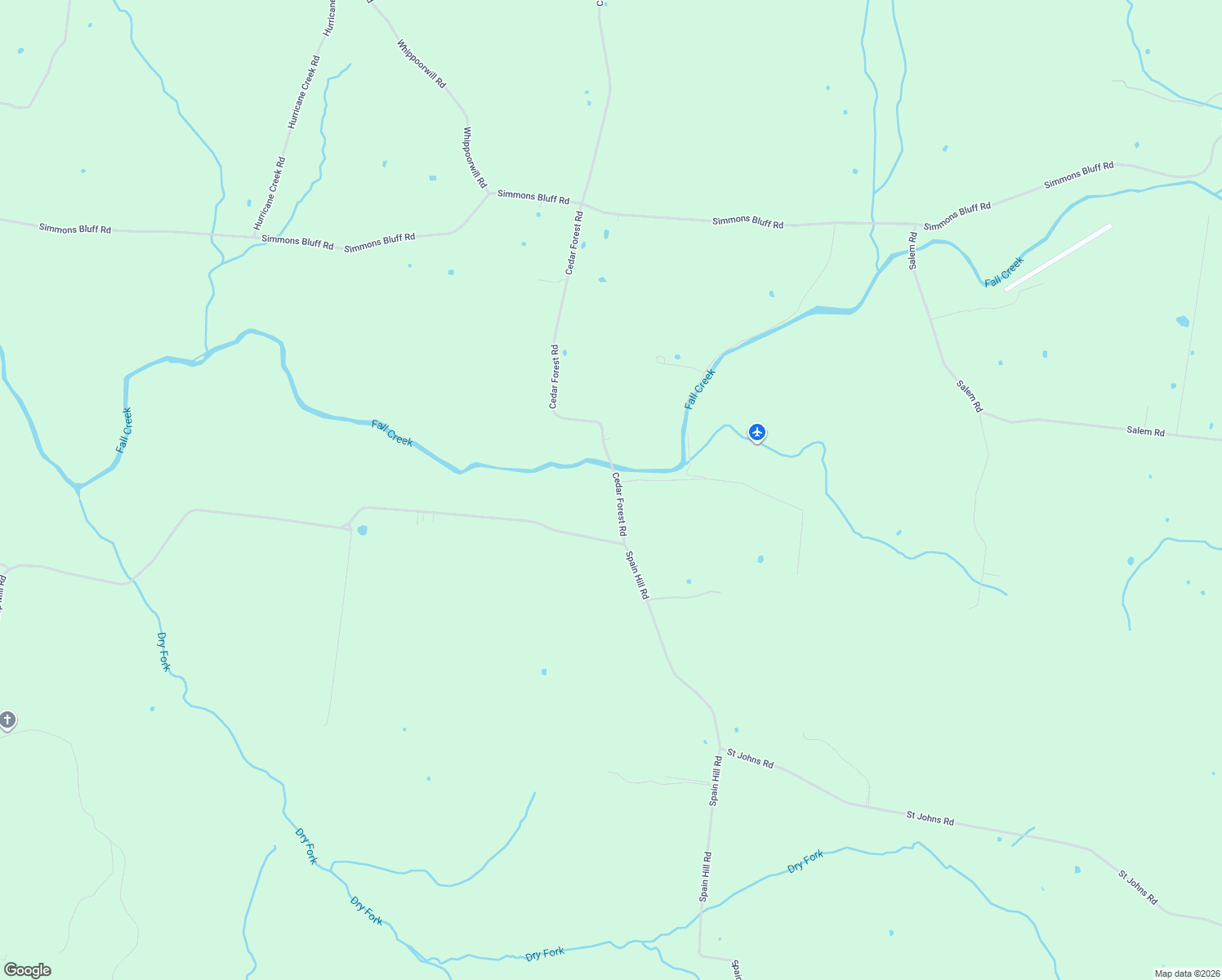 map of restaurants, bars, coffee shops, grocery stores, and more near 8048 Cedar Forest Road in Lascassas