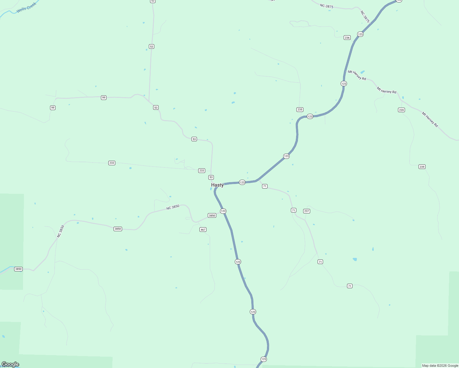 map of restaurants, bars, coffee shops, grocery stores, and more near in Hasty