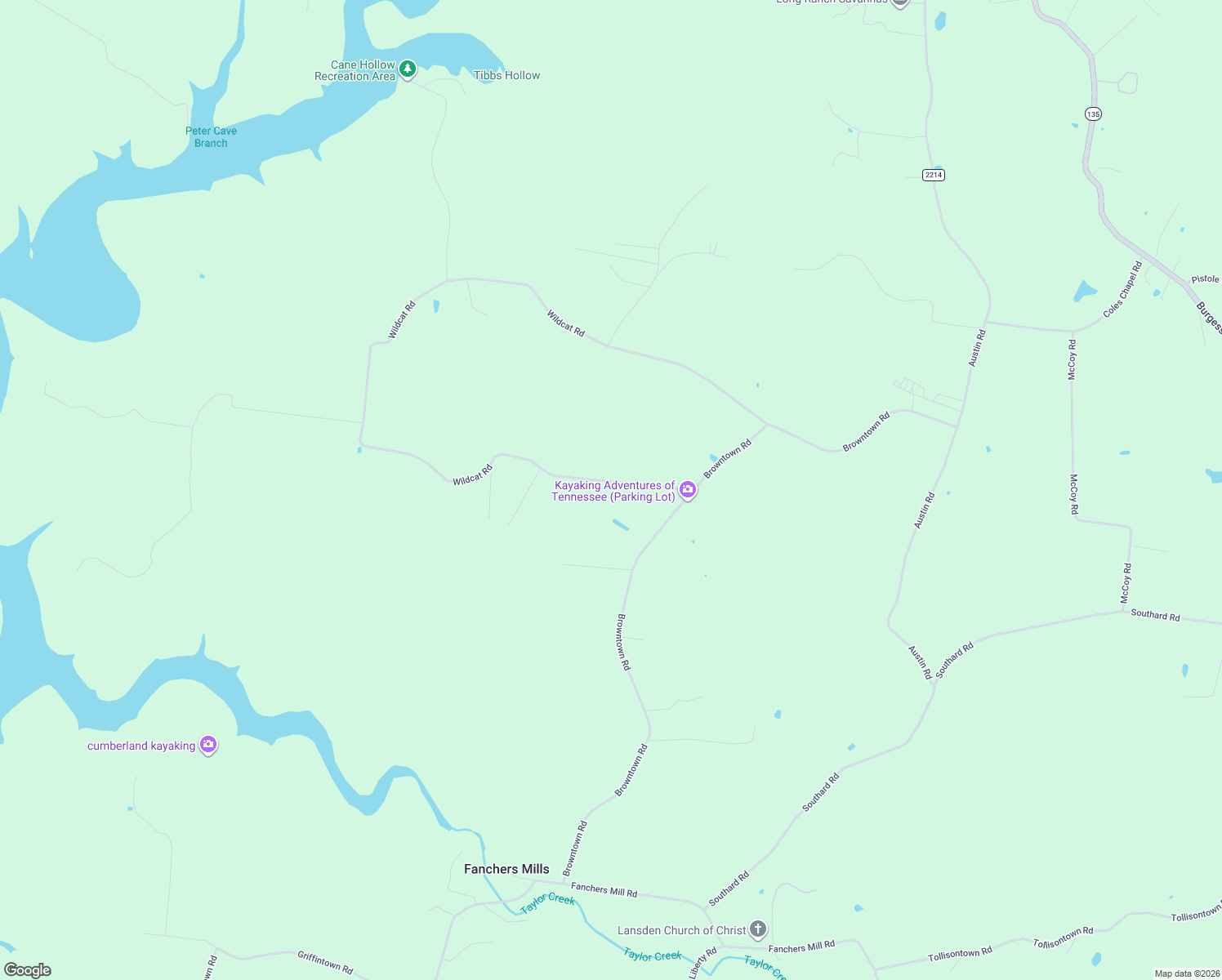 map of restaurants, bars, coffee shops, grocery stores, and more near 2560 Wildcat Rd in Sparta