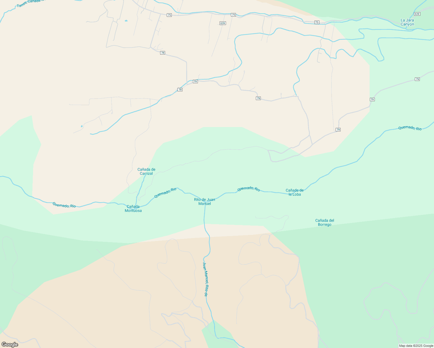map of restaurants, bars, coffee shops, grocery stores, and more near 21 County Road 89A in Chimayo