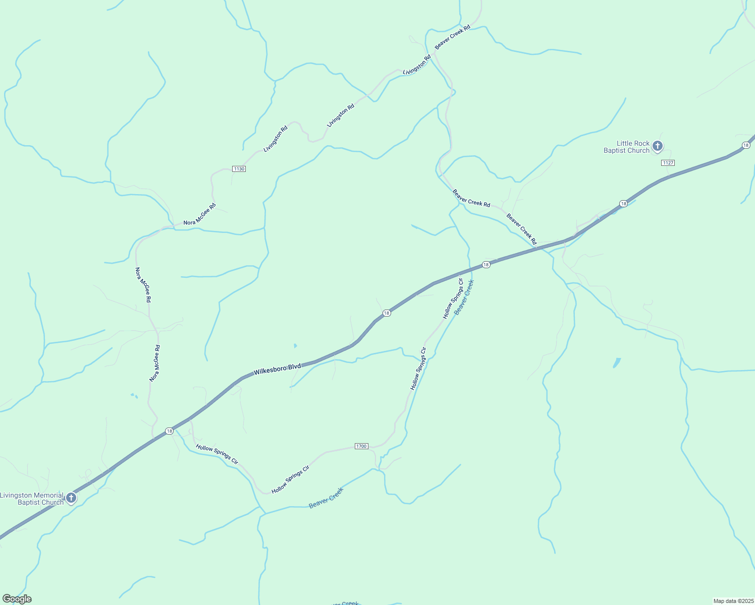 map of restaurants, bars, coffee shops, grocery stores, and more near 4627 Wilkesboro Boulevard in Boomer