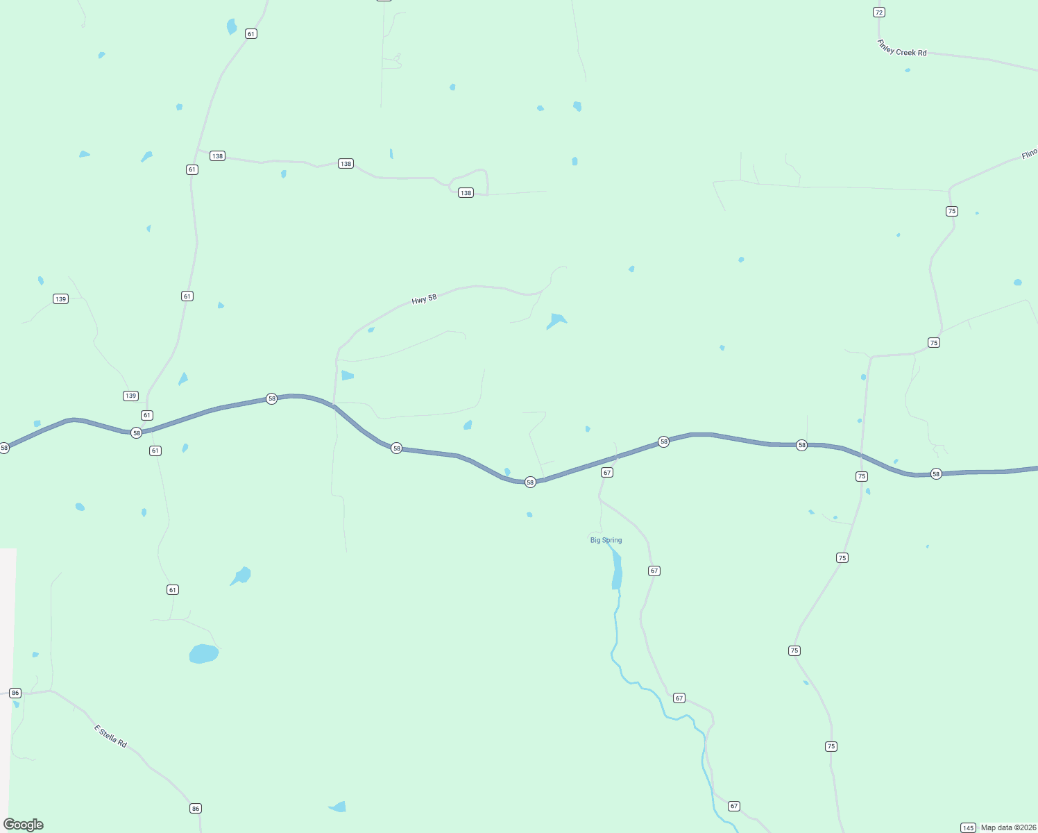 map of restaurants, bars, coffee shops, grocery stores, and more near 2951 E Highway 58 in Sidney