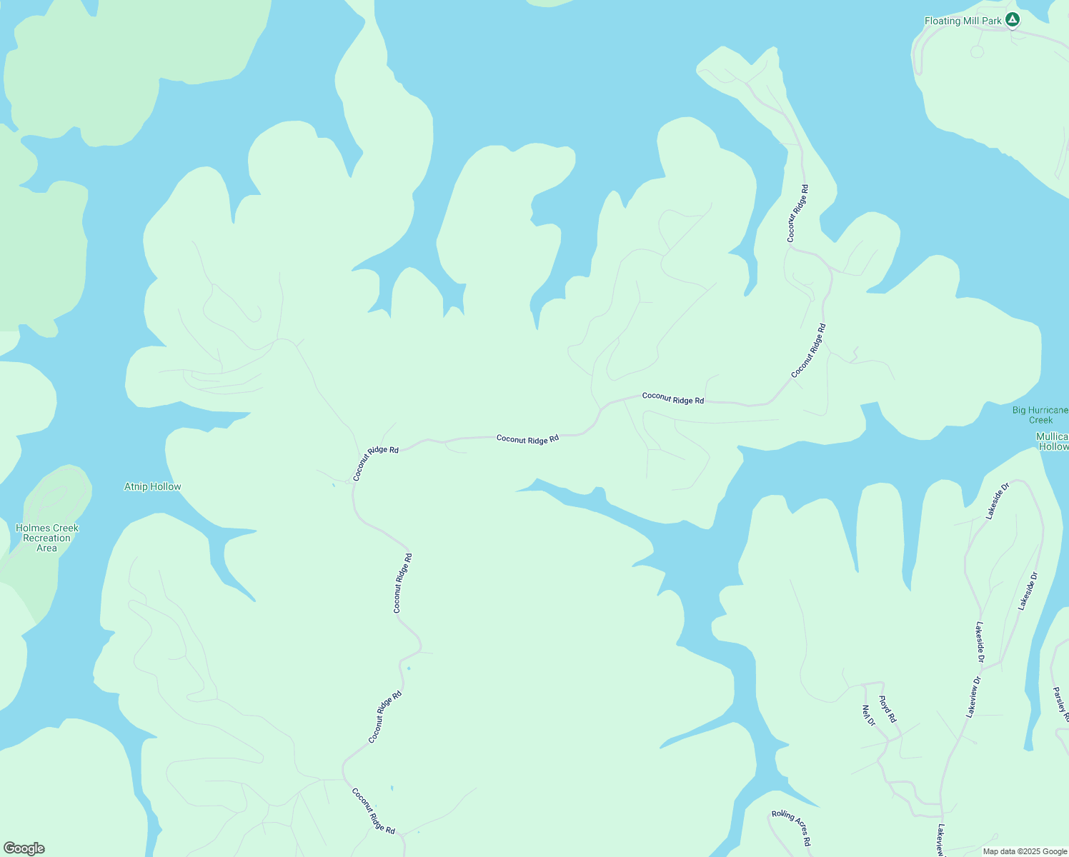 map of restaurants, bars, coffee shops, grocery stores, and more near 4445 Coconut Ridge Road in Smithville