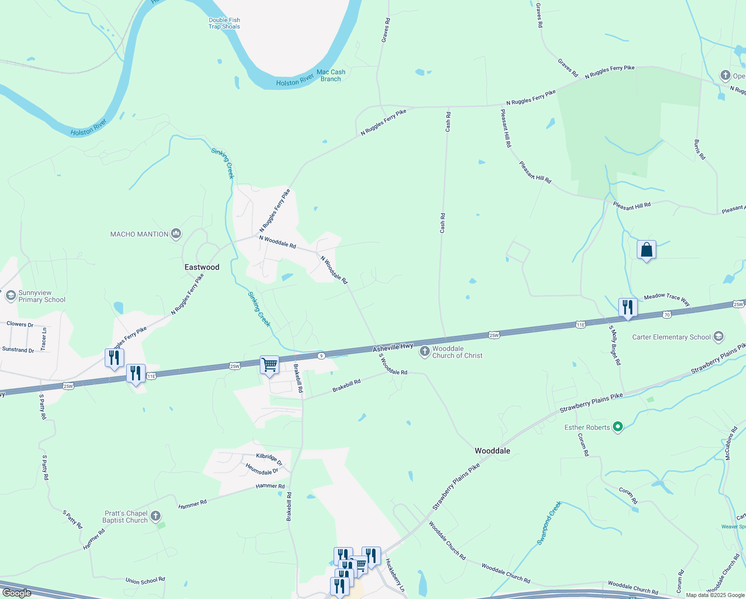 188 North Wooddale Road, Strawberry Plains TN Walk Score