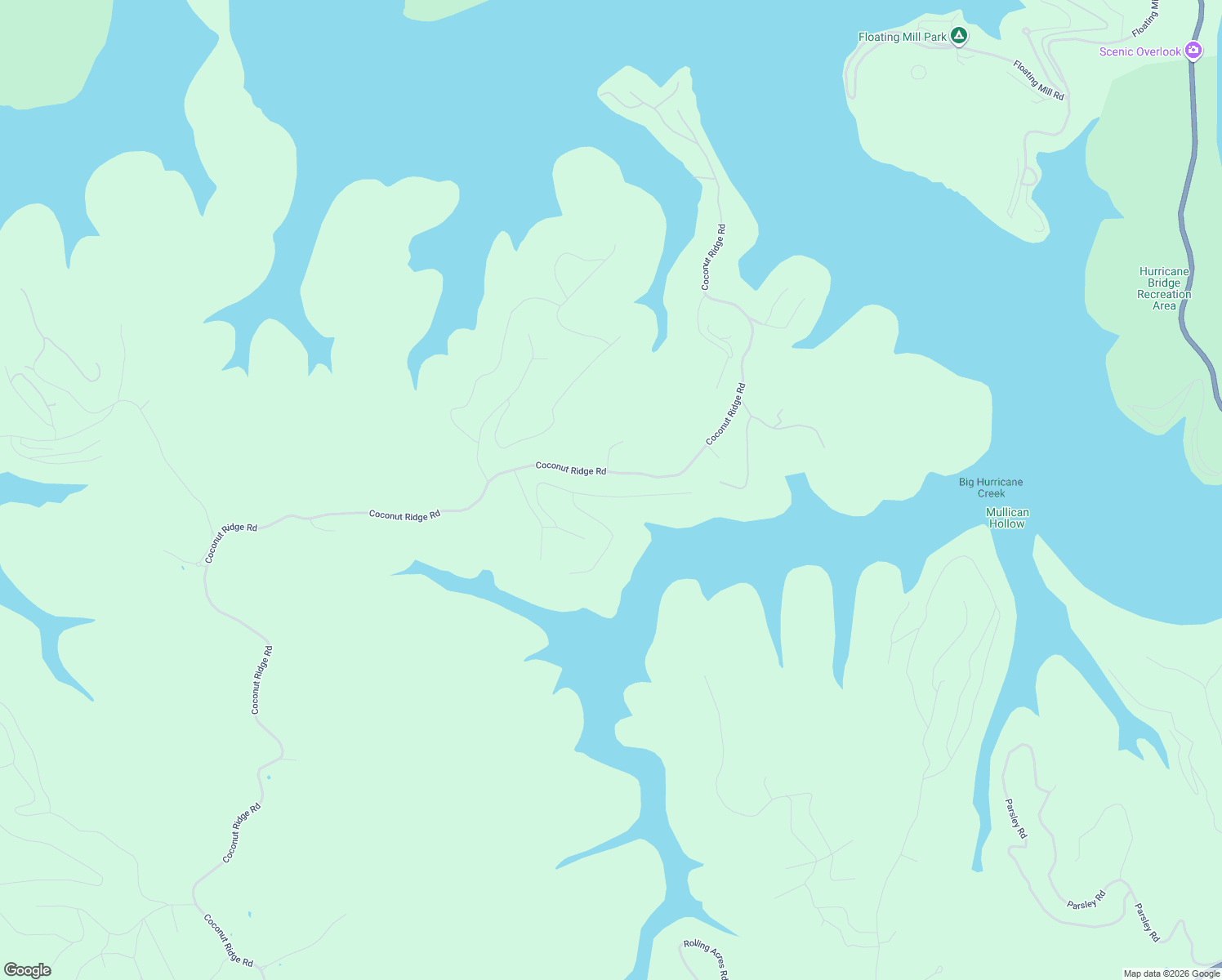 map of restaurants, bars, coffee shops, grocery stores, and more near 2205 Coconut Ridge Road in Smithville